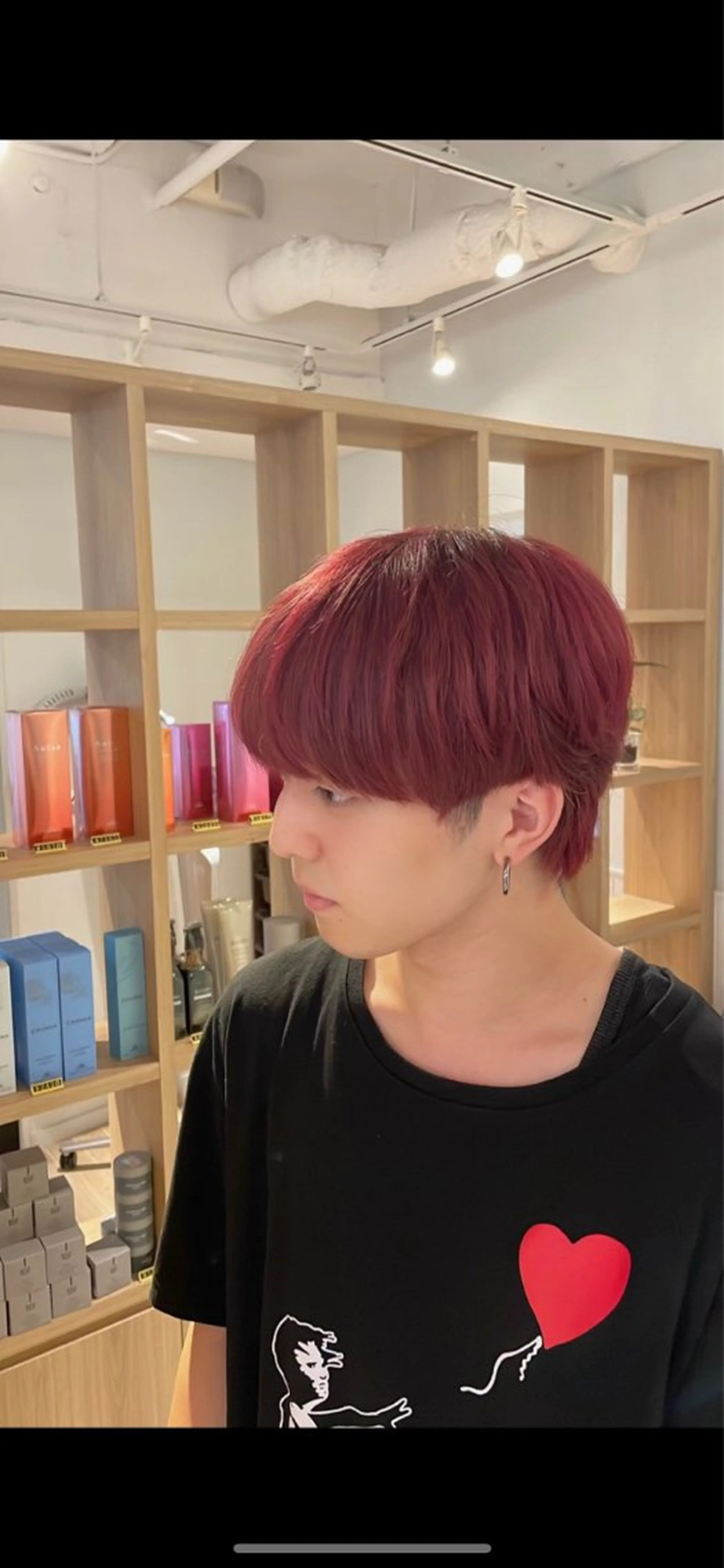 🔳🔳メンズカット＋全頭ブリーチ＋カラー＋ケアトリートメントの写真