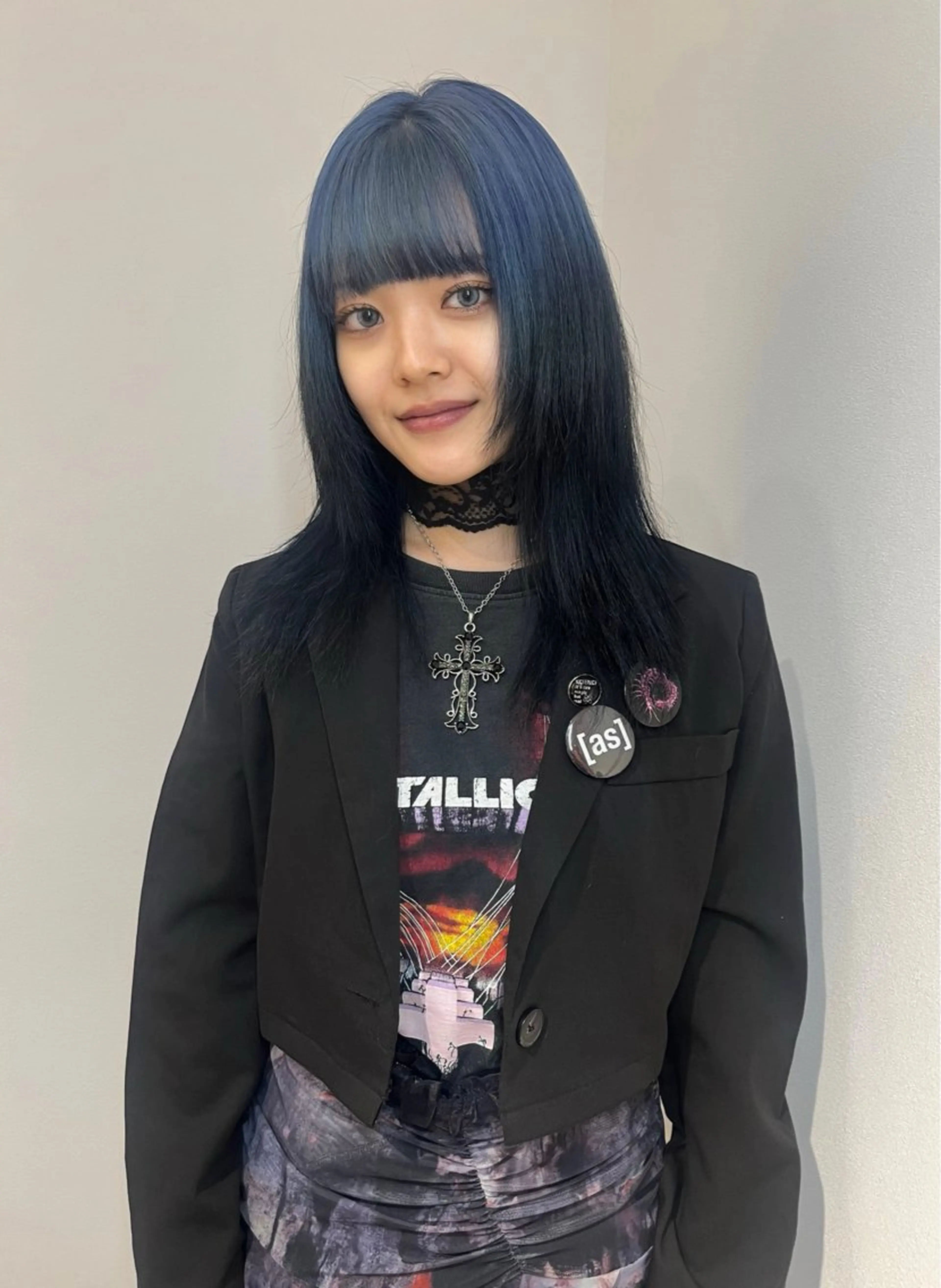 カラー デザインカラー 心斎橋/ブロンド/ ペールカラー/あみかのヘアスタイル