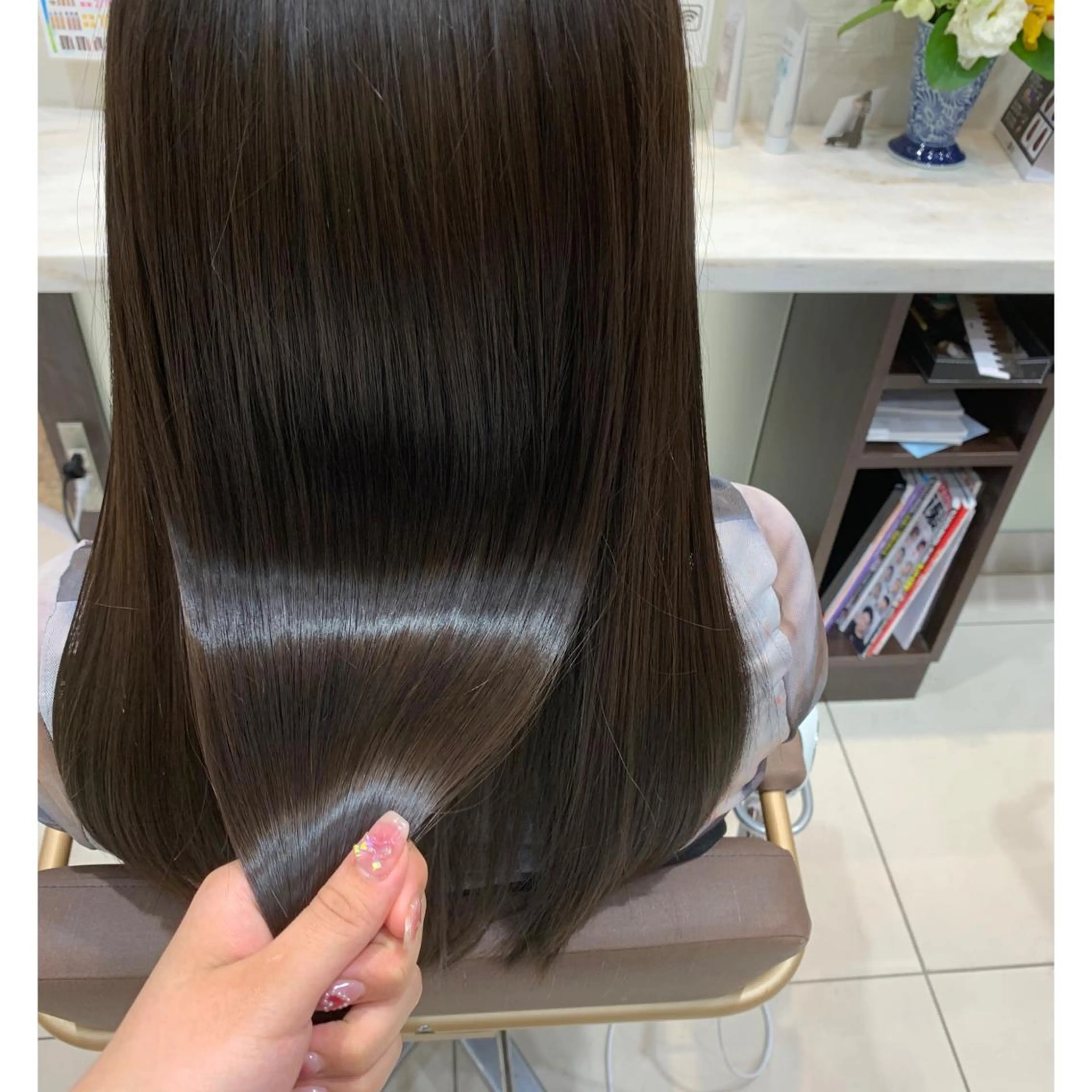 ロング tokute よしかわなお🍒のヘアスタイル