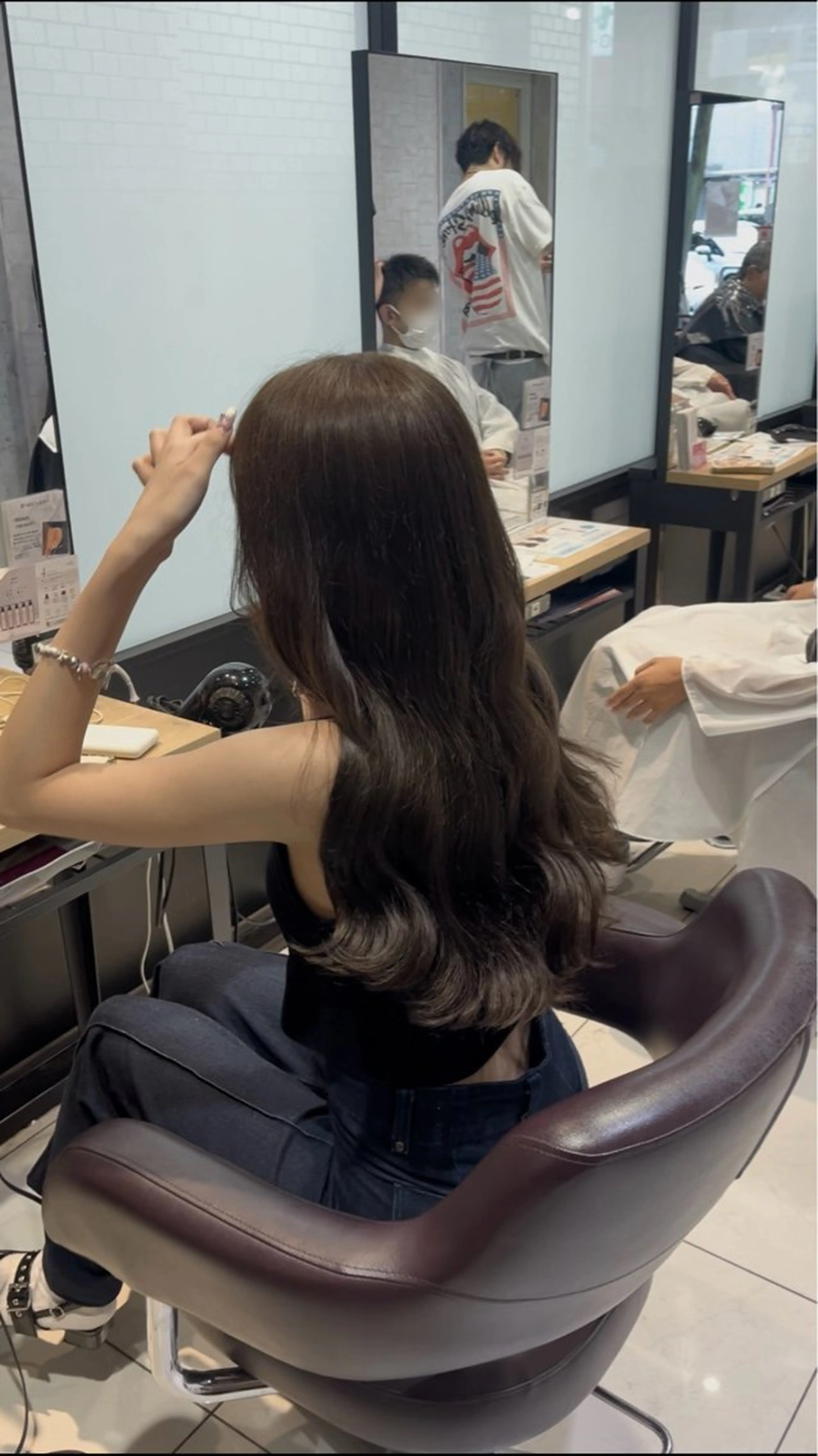 ロング カラー カット ヘアカラー トリートメント 🩰モテ艶girly ヘア🪽彩香‎🪡⟡のヘアスタイル