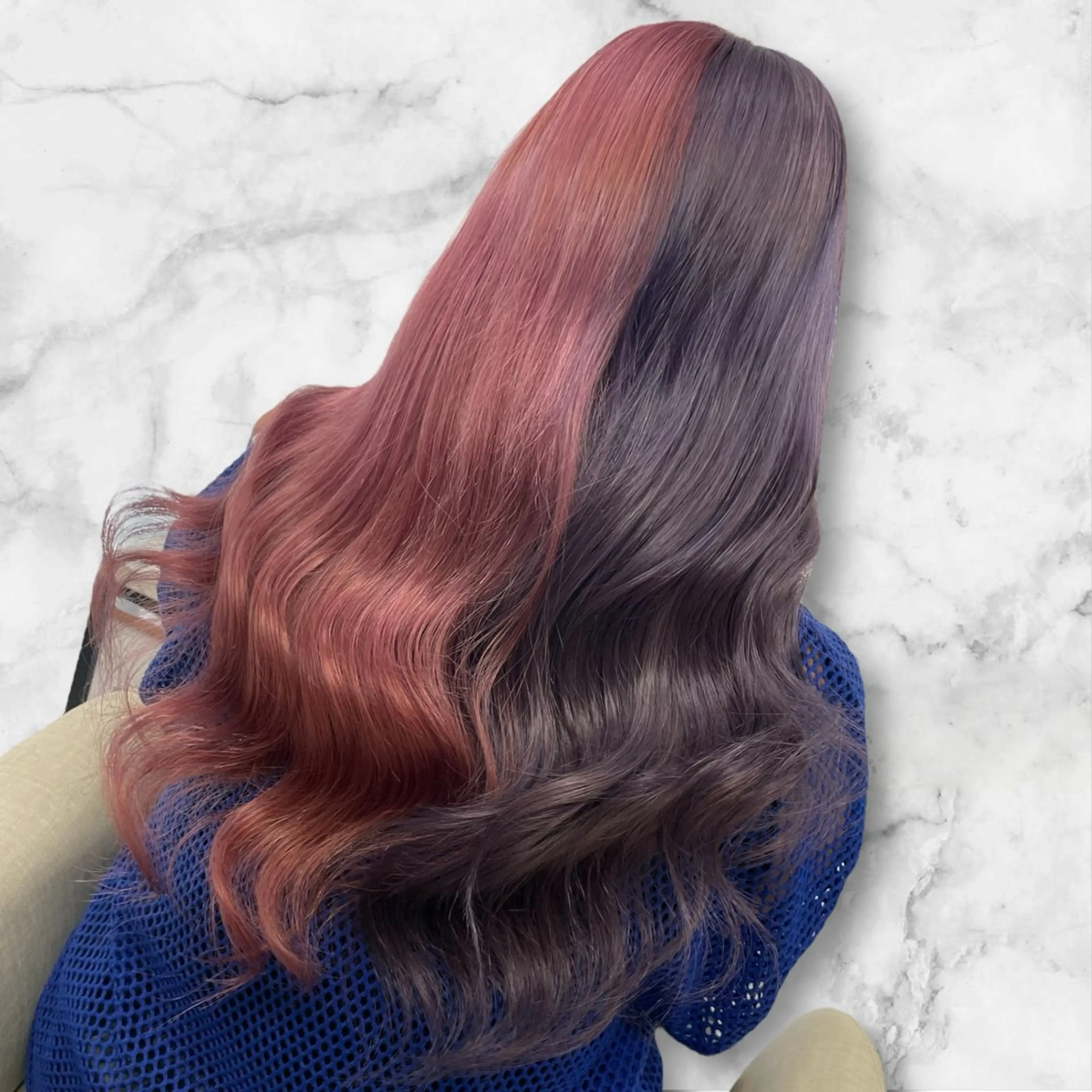 ロング カラー ブリーチ ツートーンカラー ヘアカラー セルバ所属・HIRORO ブリーチ/ハイトーンのヘアスタイル