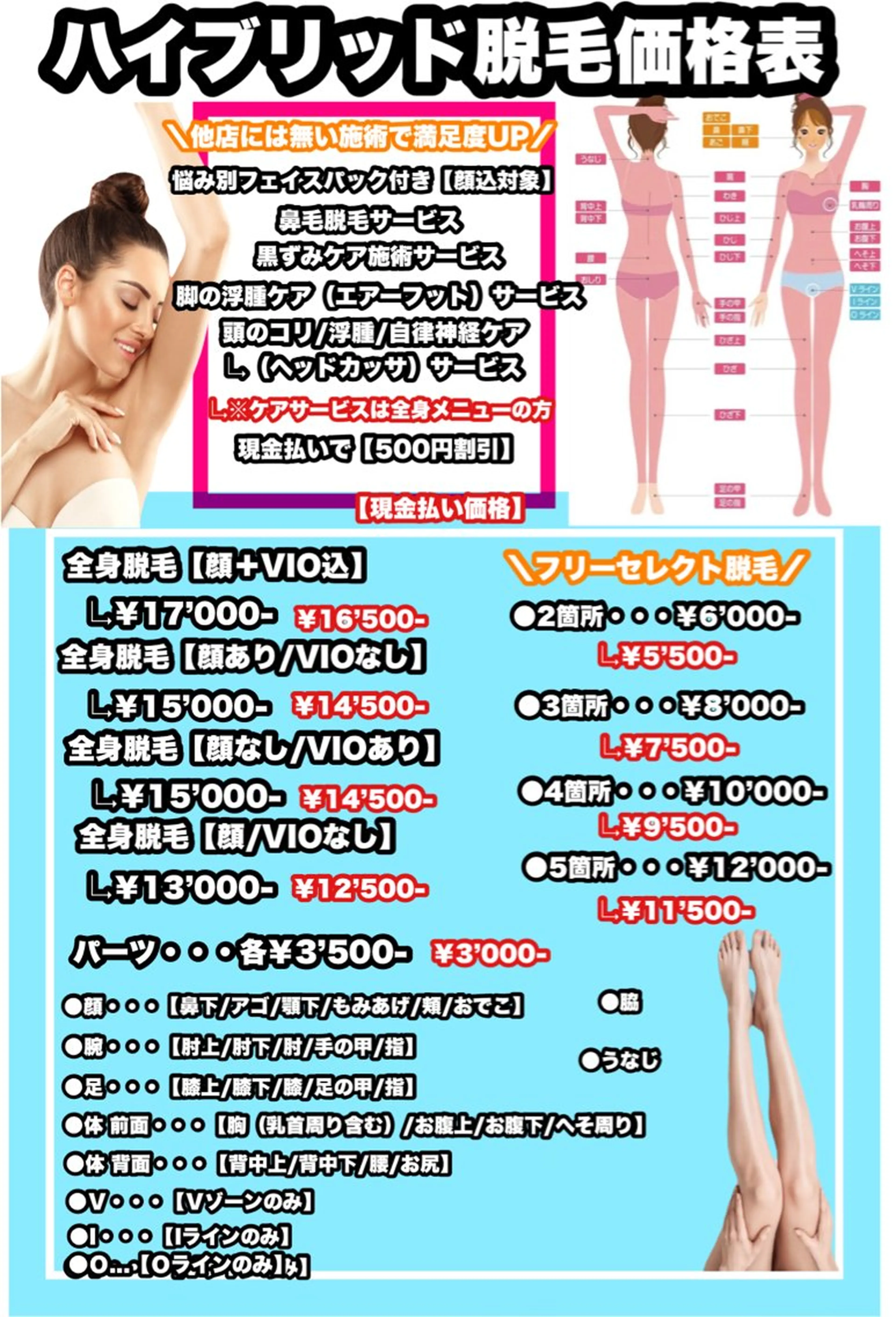 痩身/脱毛/ネイル HARUKAのエステ・リラクイメージ