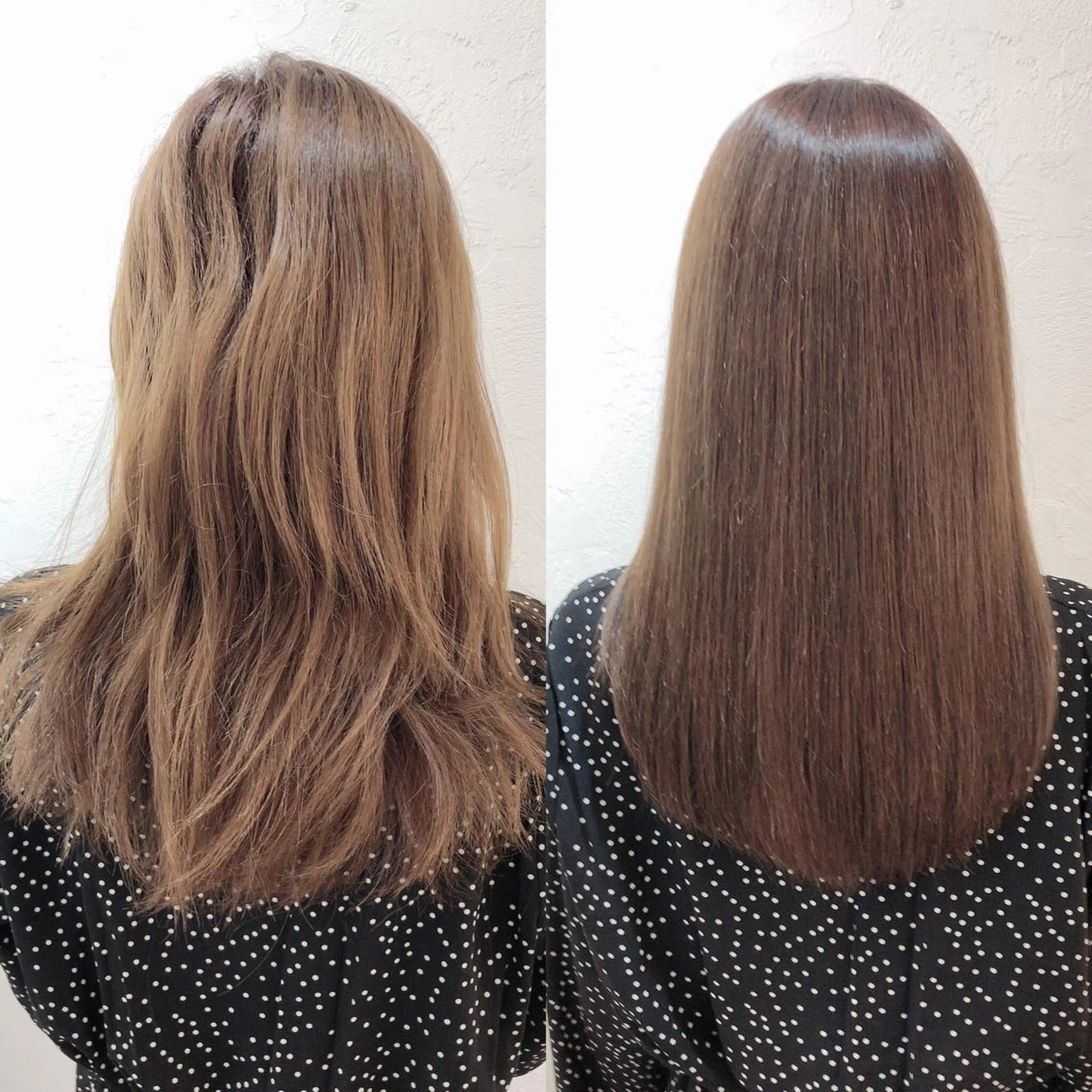 ミディアム カラー パーマ ヘアアレンジ 髪質改善専門店 エイジングケアのヘアスタイル