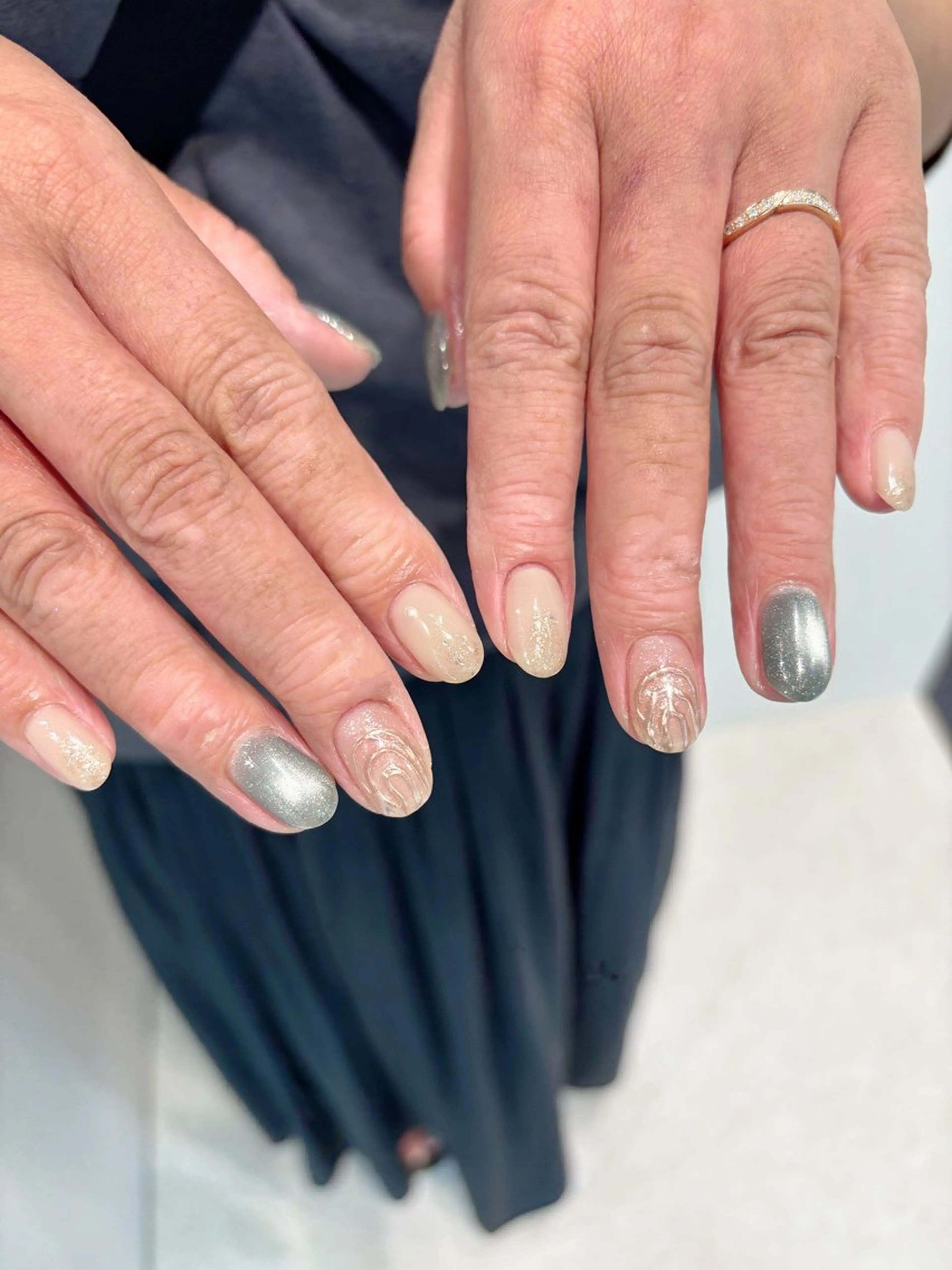 ネイル kanell（カネル）/所属・kanell⭐︎ ニュアンスネイルのネイルデザイン