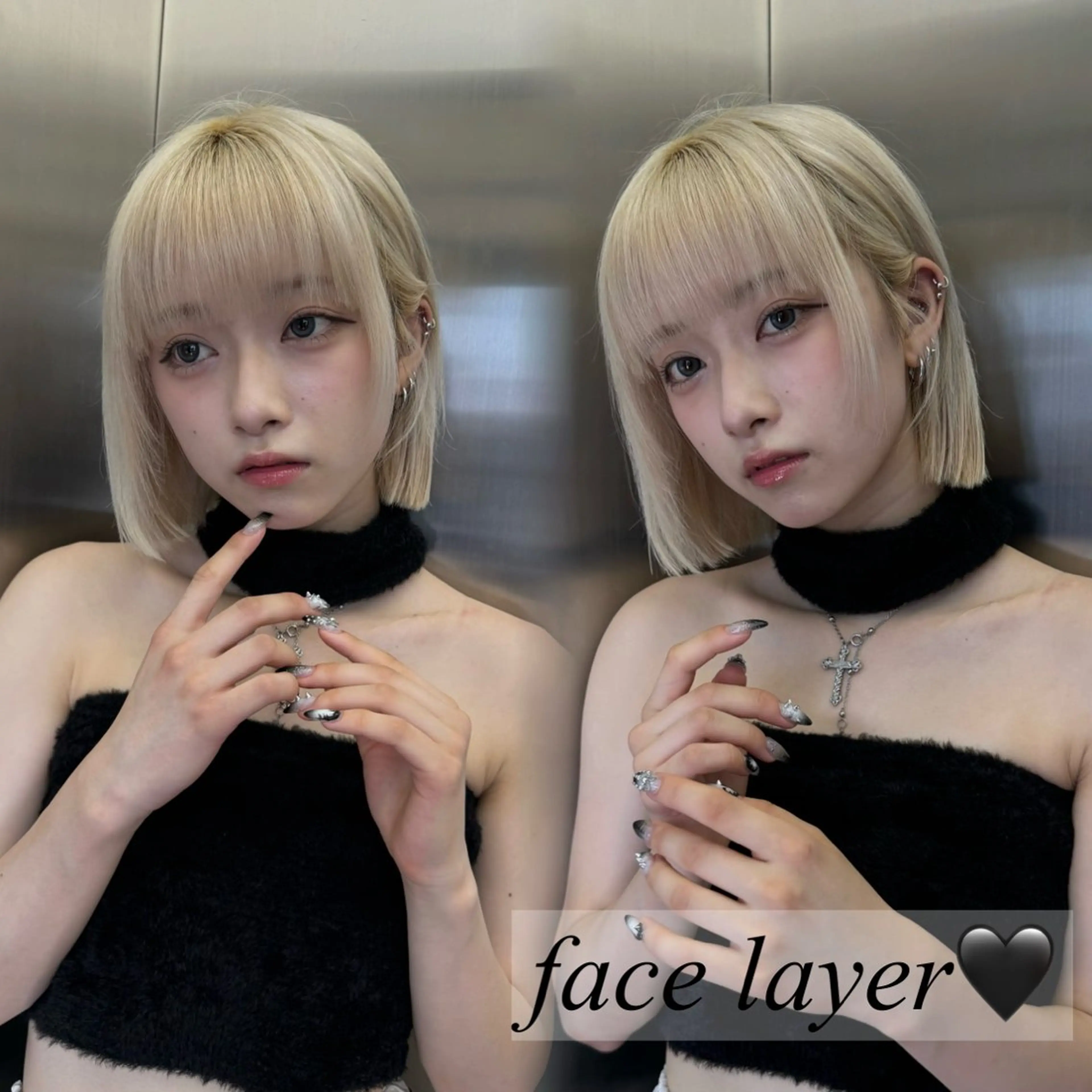 【ダブルカラー🔴】ケアブリーチ🦋(リタッチも可)➕ケアカラー➕高保湿トリートメント🌟レイヤー/ボブ/ロングの写真