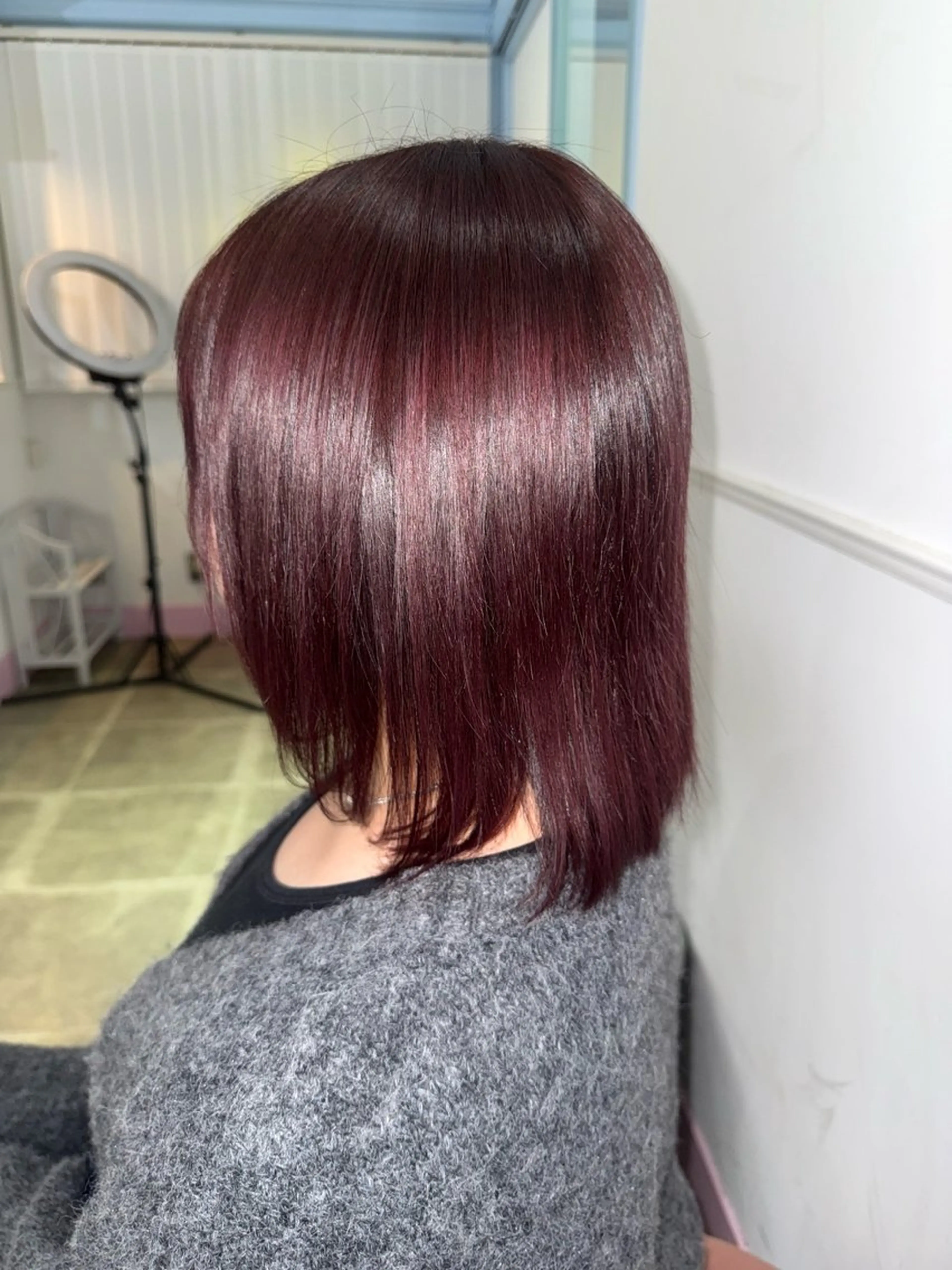 ミディアム カラー TECHRISE豊橋店所属・坂柳 朱音のヘアスタイル