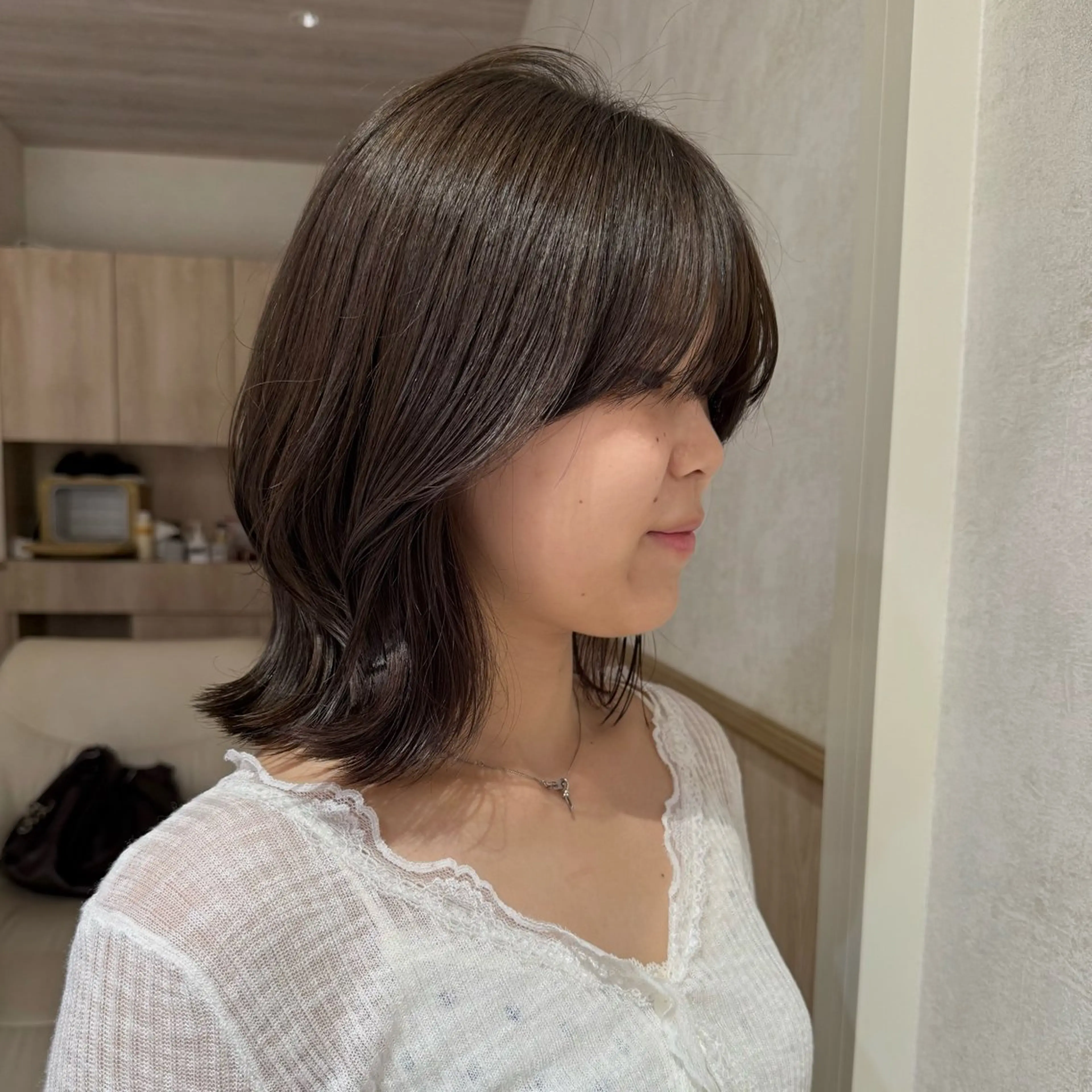 カラー ブラウンカラー オリーブブラウン sakura🌸/ ブリーチ/カラーのヘアスタイル