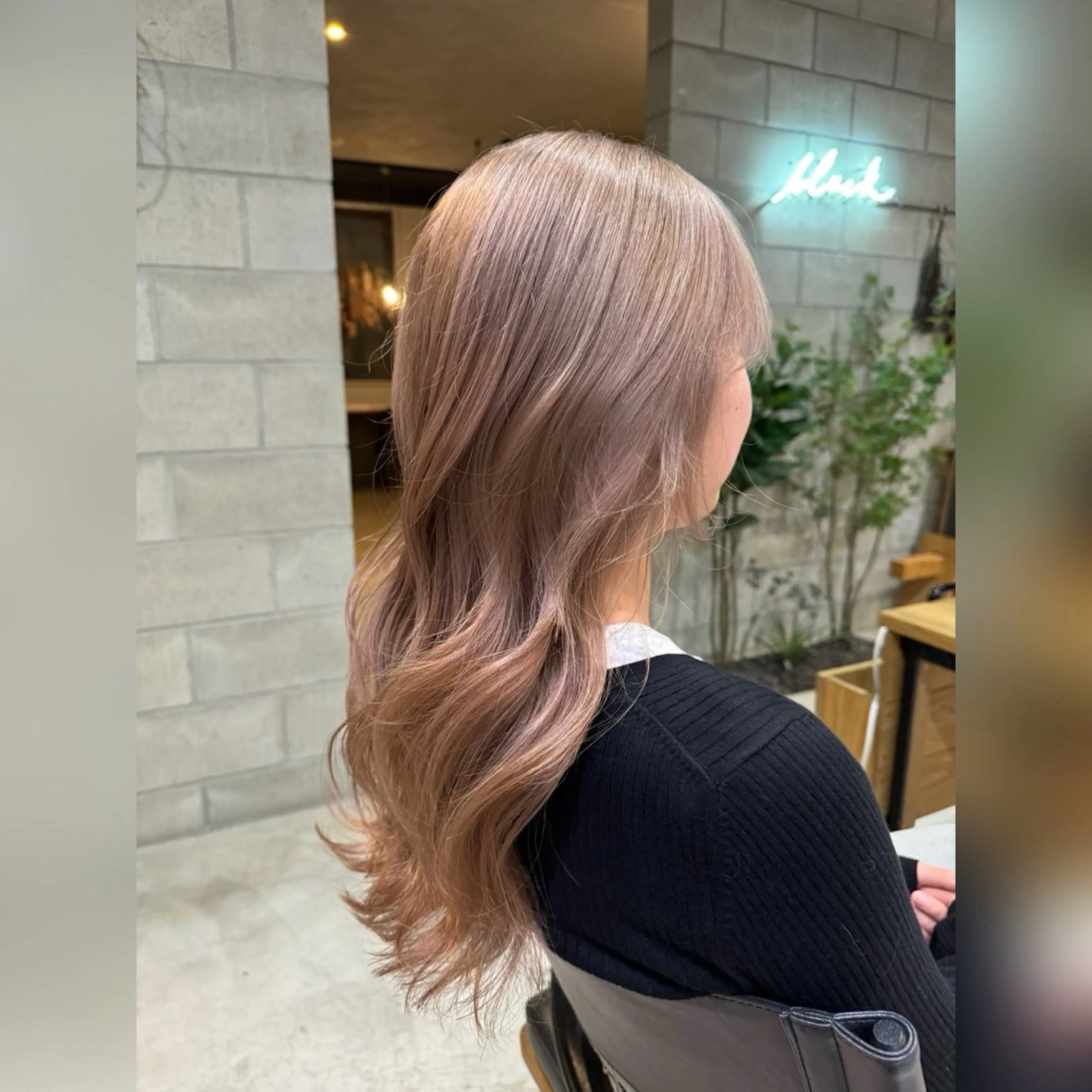 ロング ヘアカラー カラー/ 髪質改善/新吾ありさのヘアスタイル