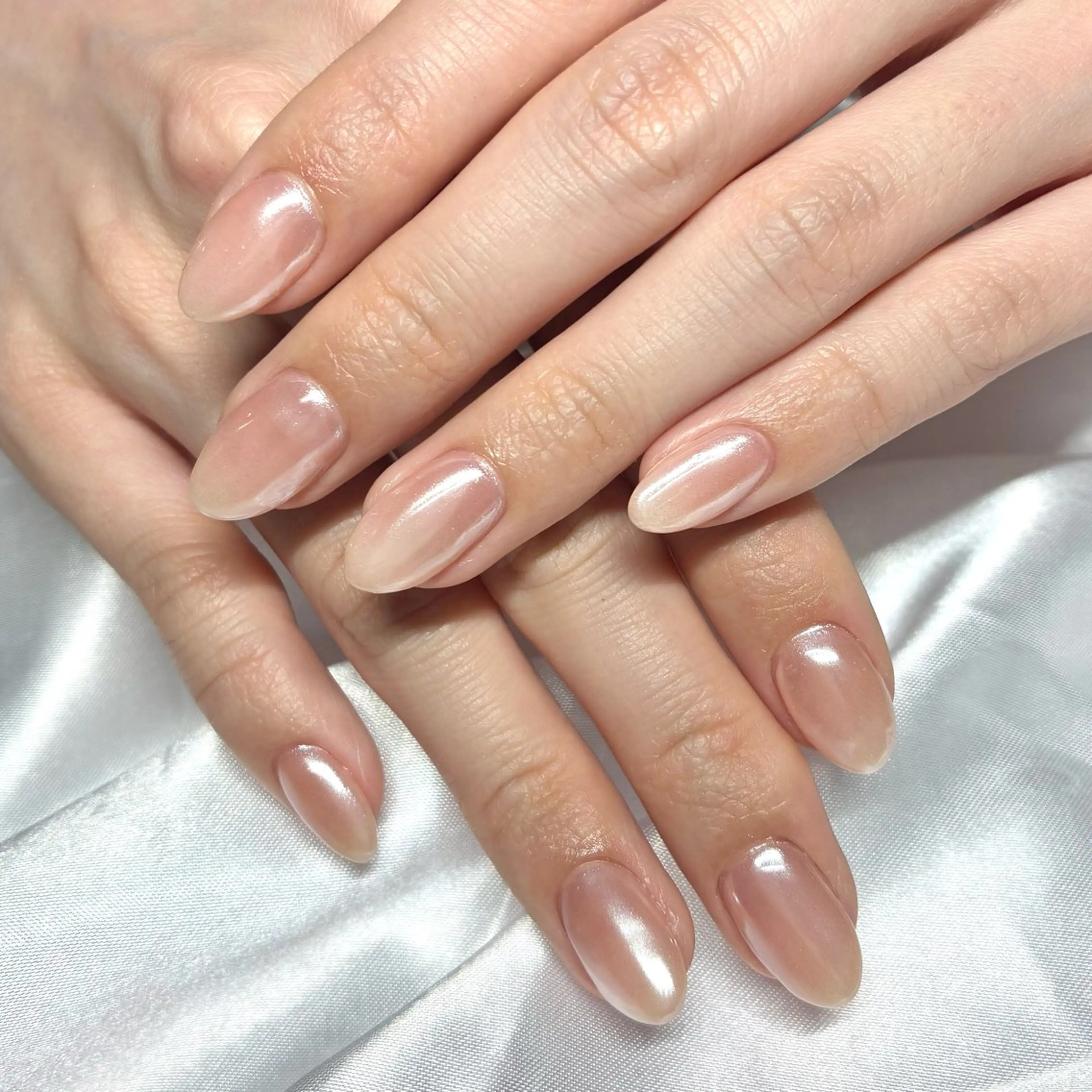 ネイル オーロラネイル ハンドネイル Nail ヌシん家 AKANEのネイルデザイン