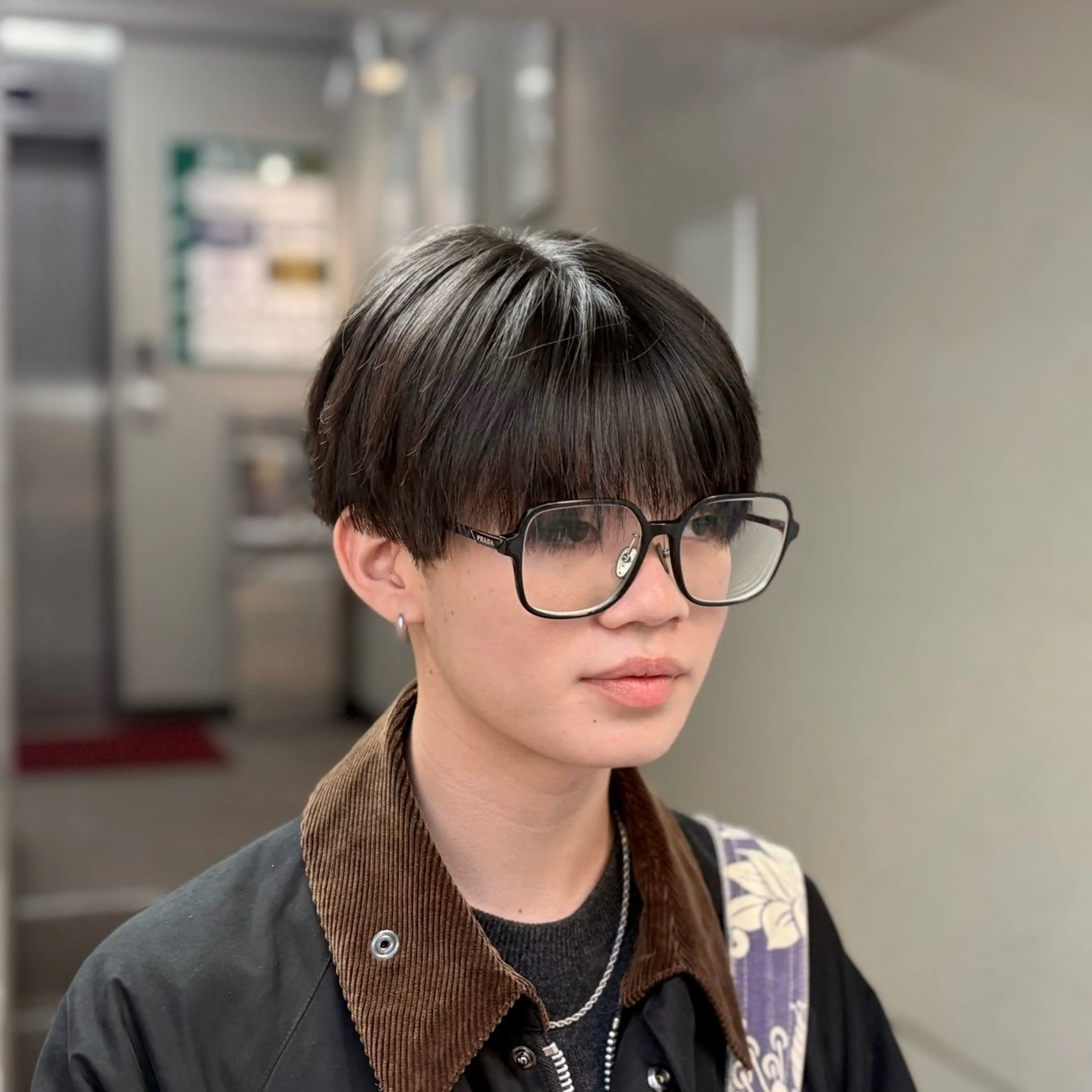 メンズ シャドウパーマ/縮毛 矯正/髪質改善/颯大のヘアスタイル