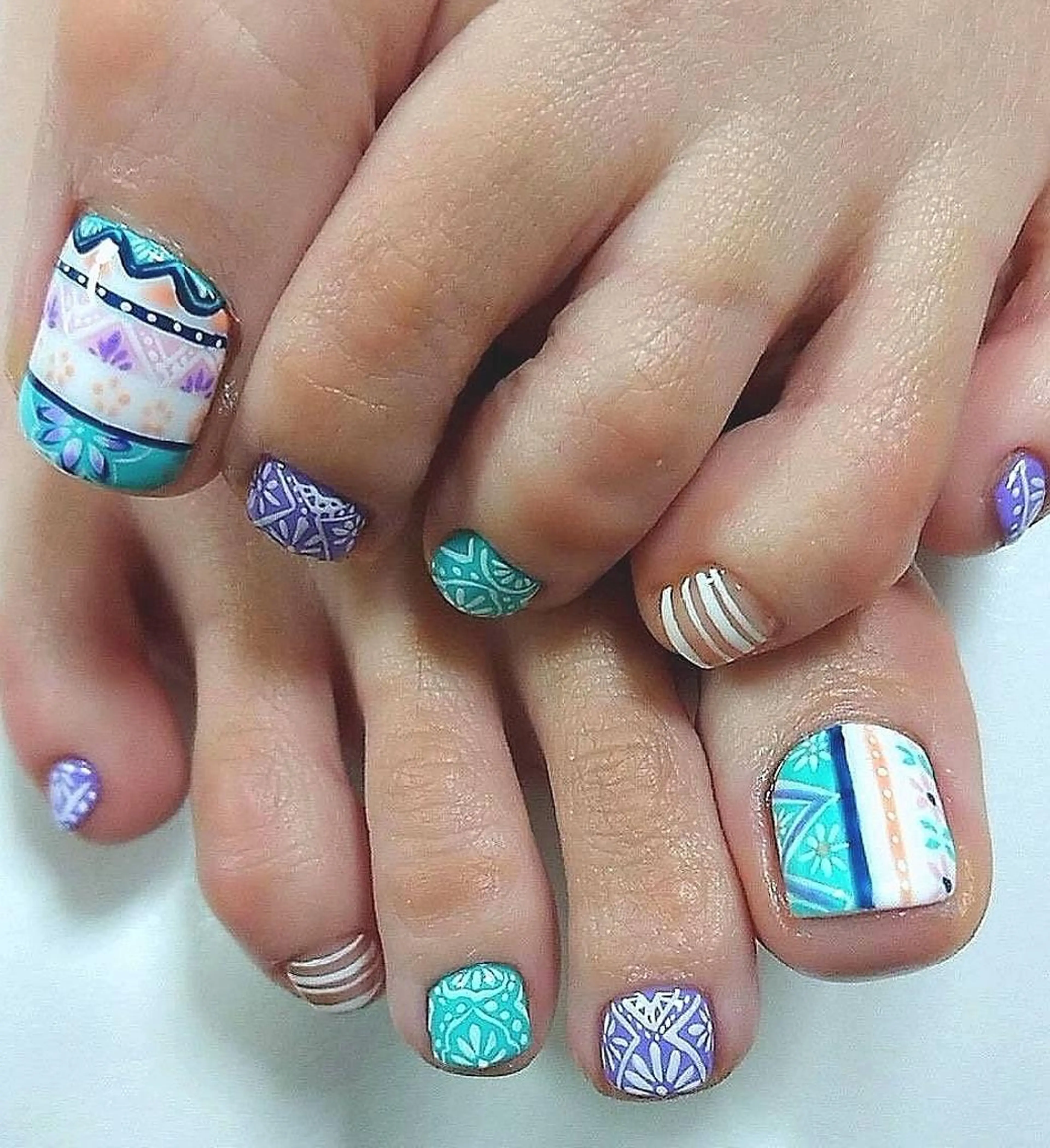 ネイル アートネイル フットネイル ジェルネイル blanca🌺 mayu(東白楽)のマツエク・マツパデザイン