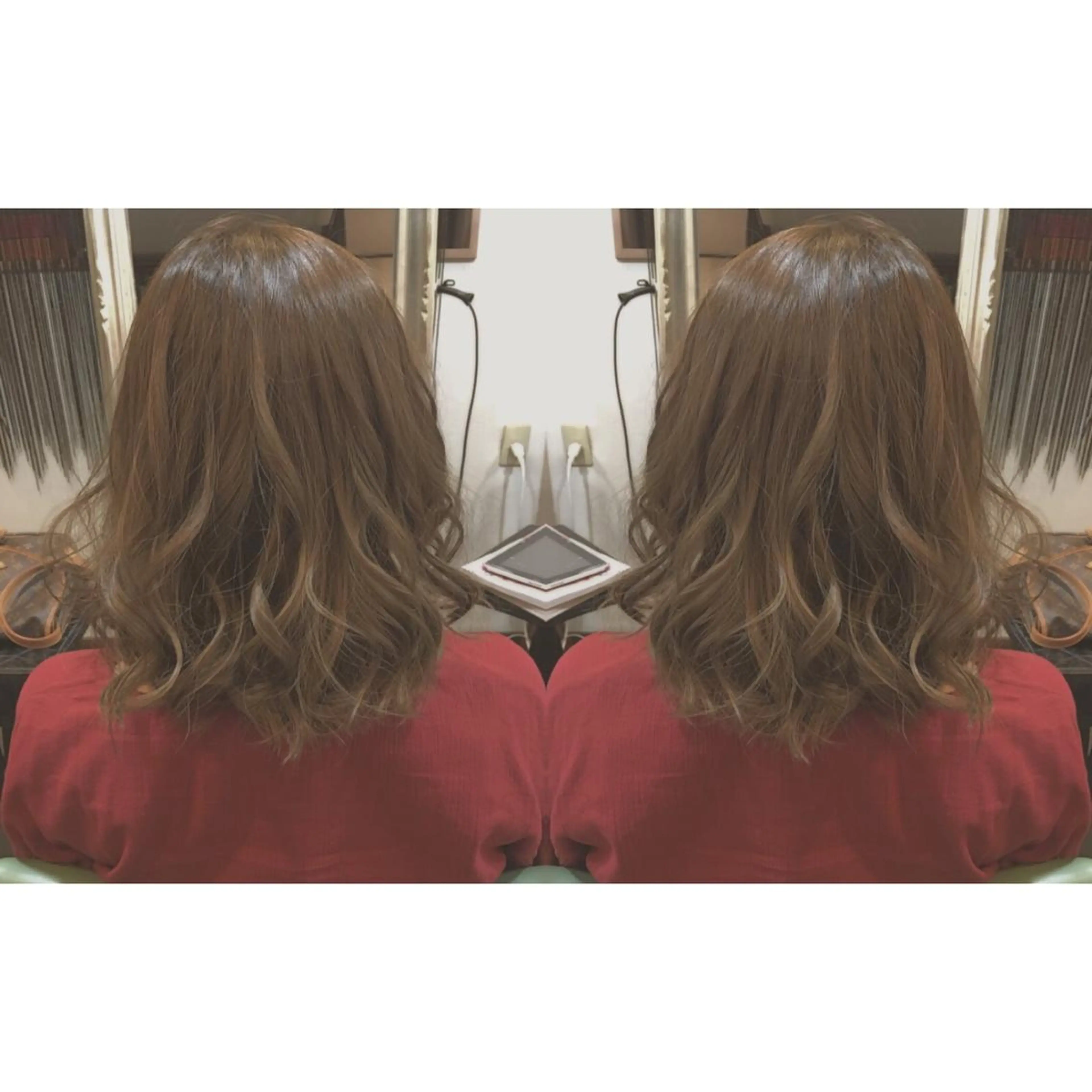 ショート カラー パーマ ハイライトカラー ハイライト liberta所属・メンズhair /こえびのヘアスタイル