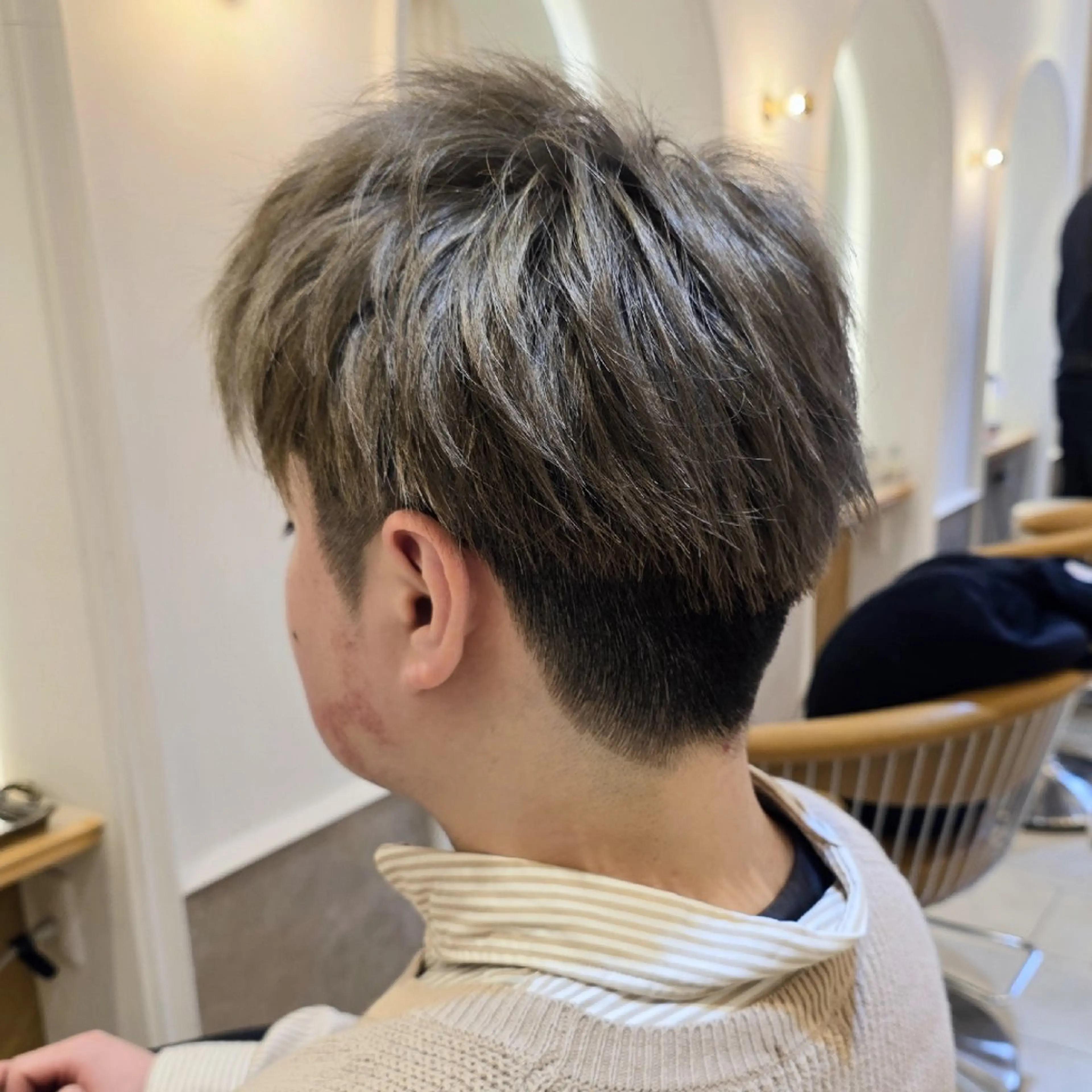 ショート カット ヘアカラー GRITTERs 泉中央店所属・ボブ/小顔レイヤー/ カットモデル泉中央✨のヘアスタイル