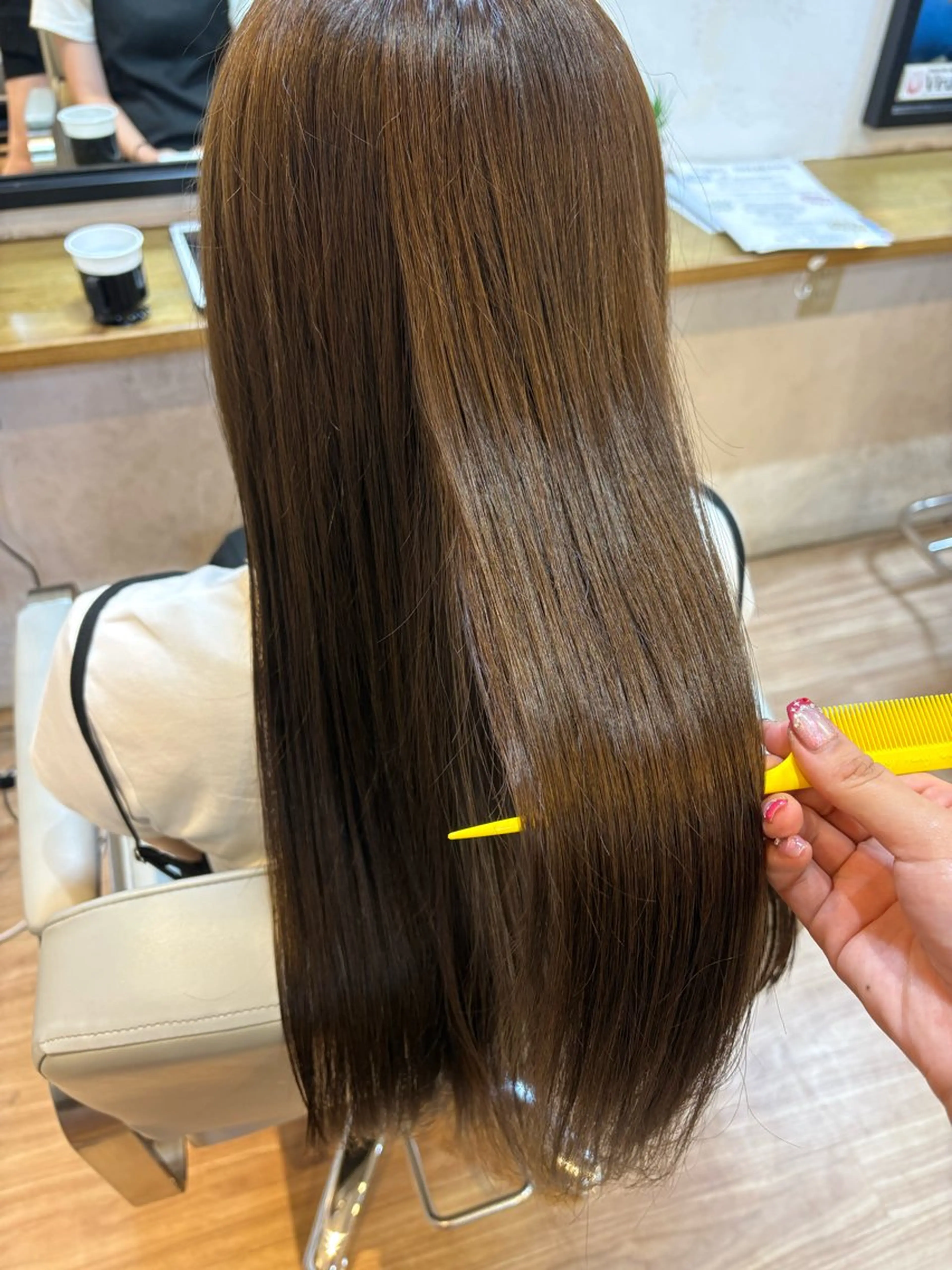 ロング ヘアカラー IRICO たまプラーザ所属・韓国ヘアー🇰🇷 MIWAのヘアスタイル