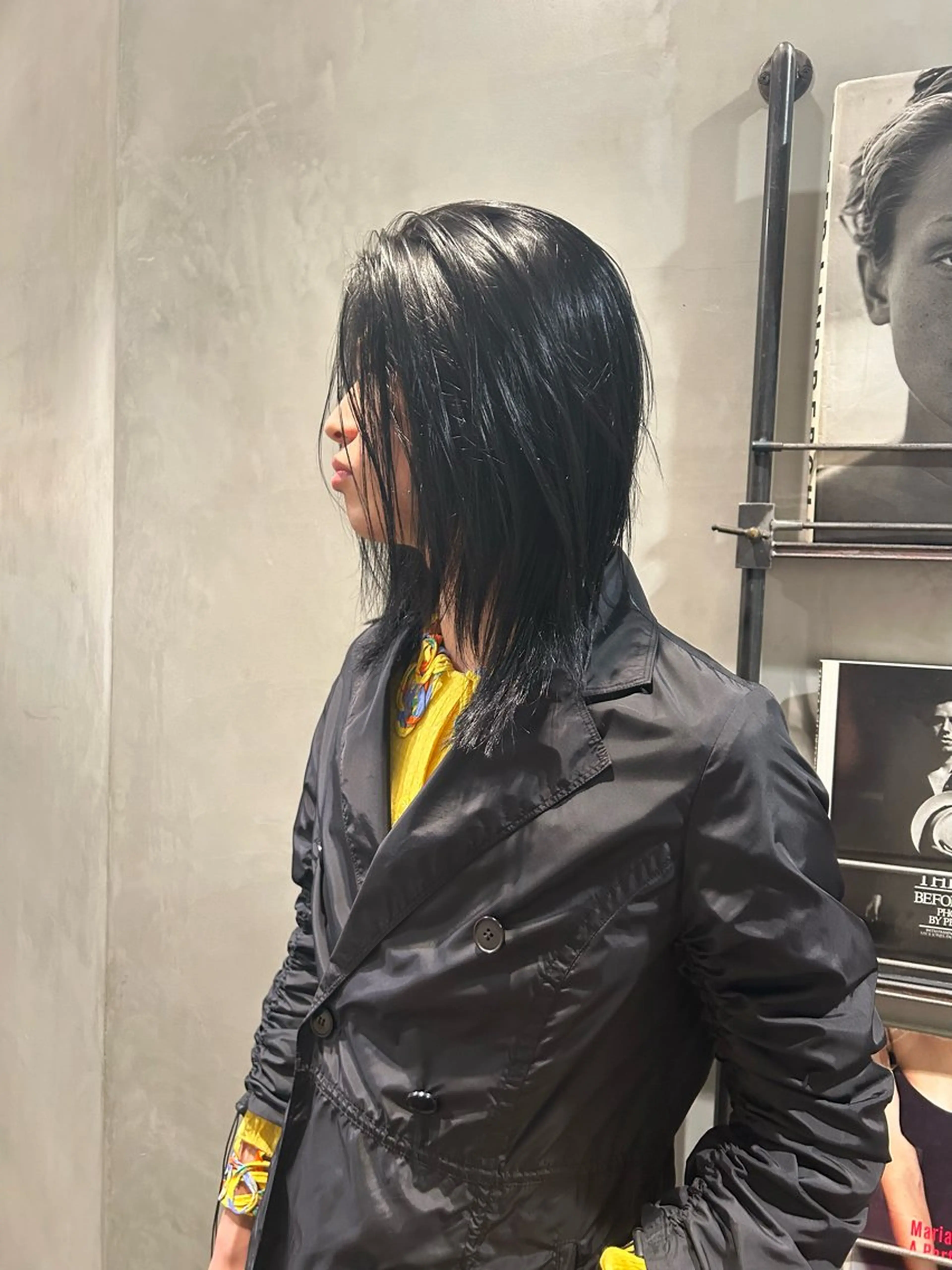 セミロング カラー メンズ カット ヘアカラー L&Co所属・タナカ カナ🫧のヘアスタイル