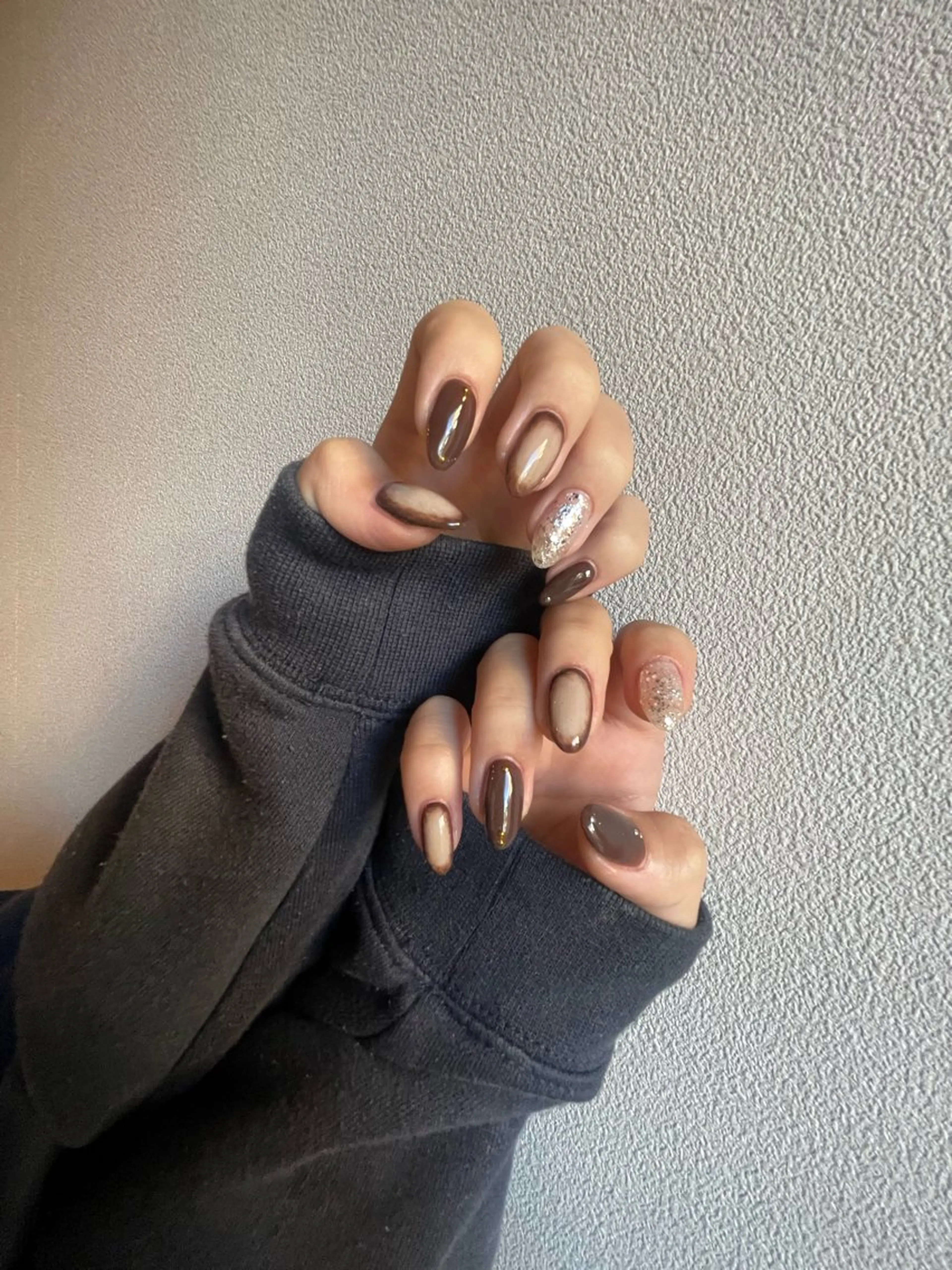 ネイル 持ち込み スカルプネイル happiness nailのネイルデザイン