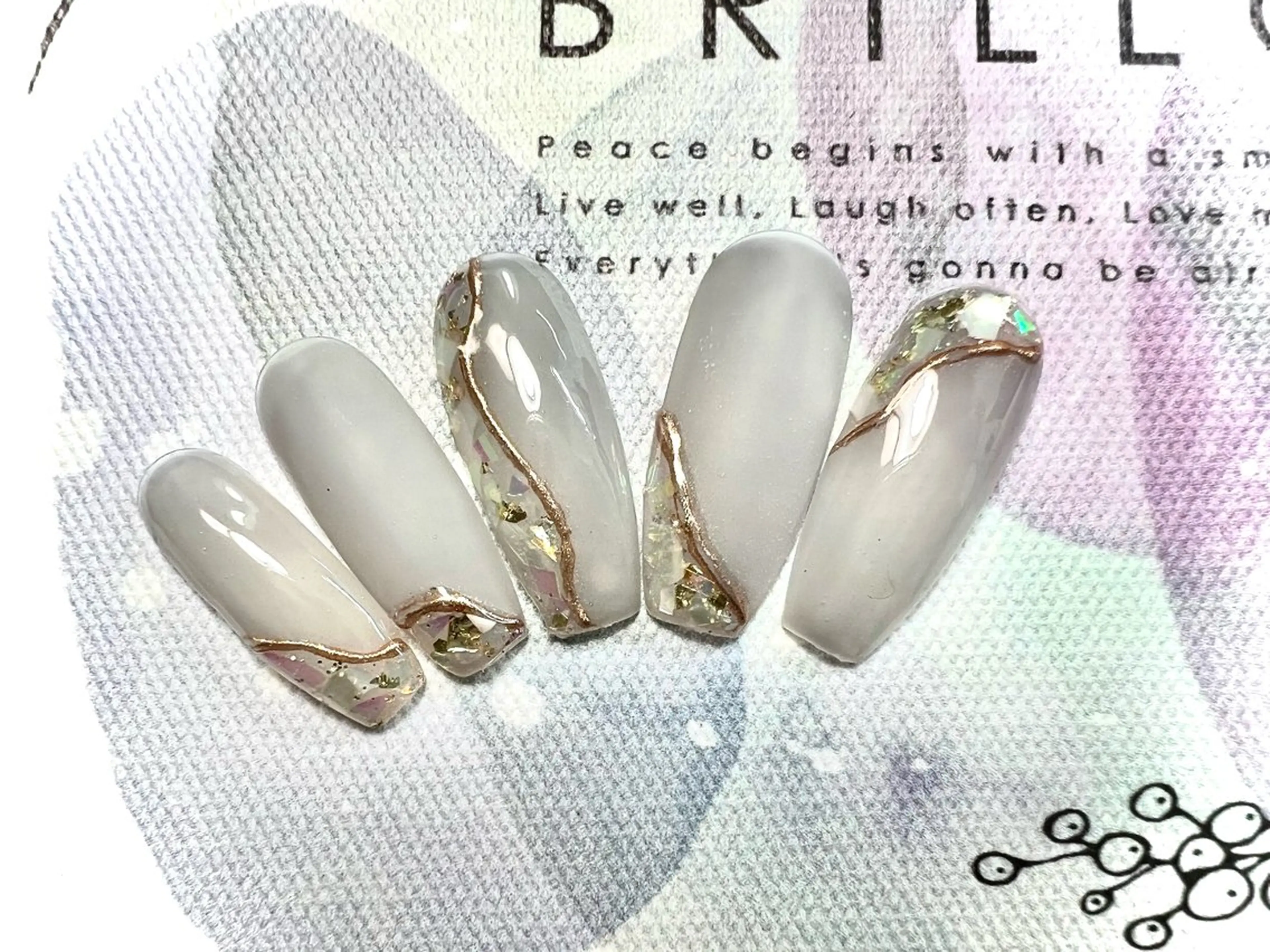 ネイル マットネイル 加藤 恵のネイルデザイン