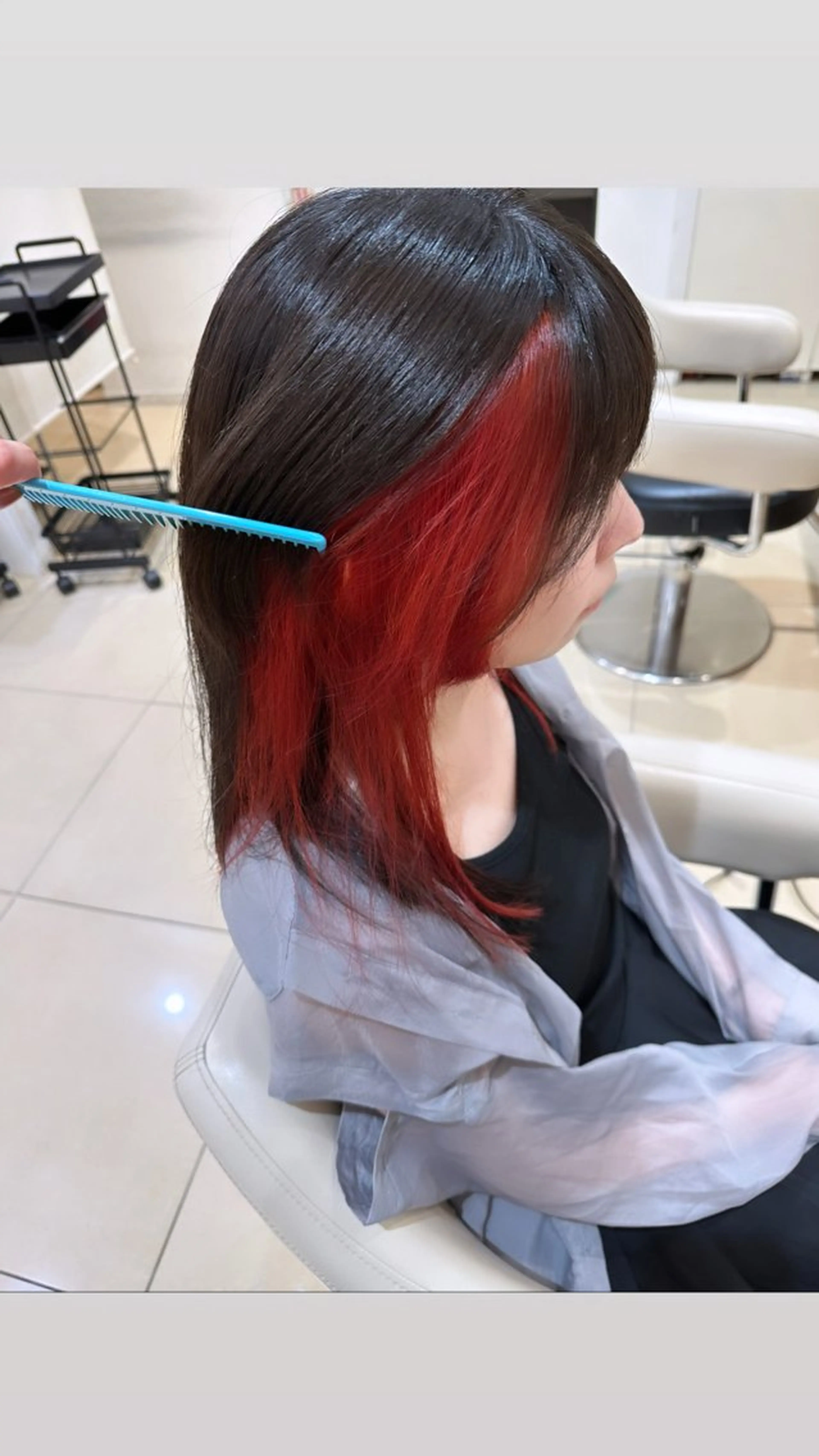 セミロング 柔らか透明感カラー/ 内田圭祐のヘアスタイル