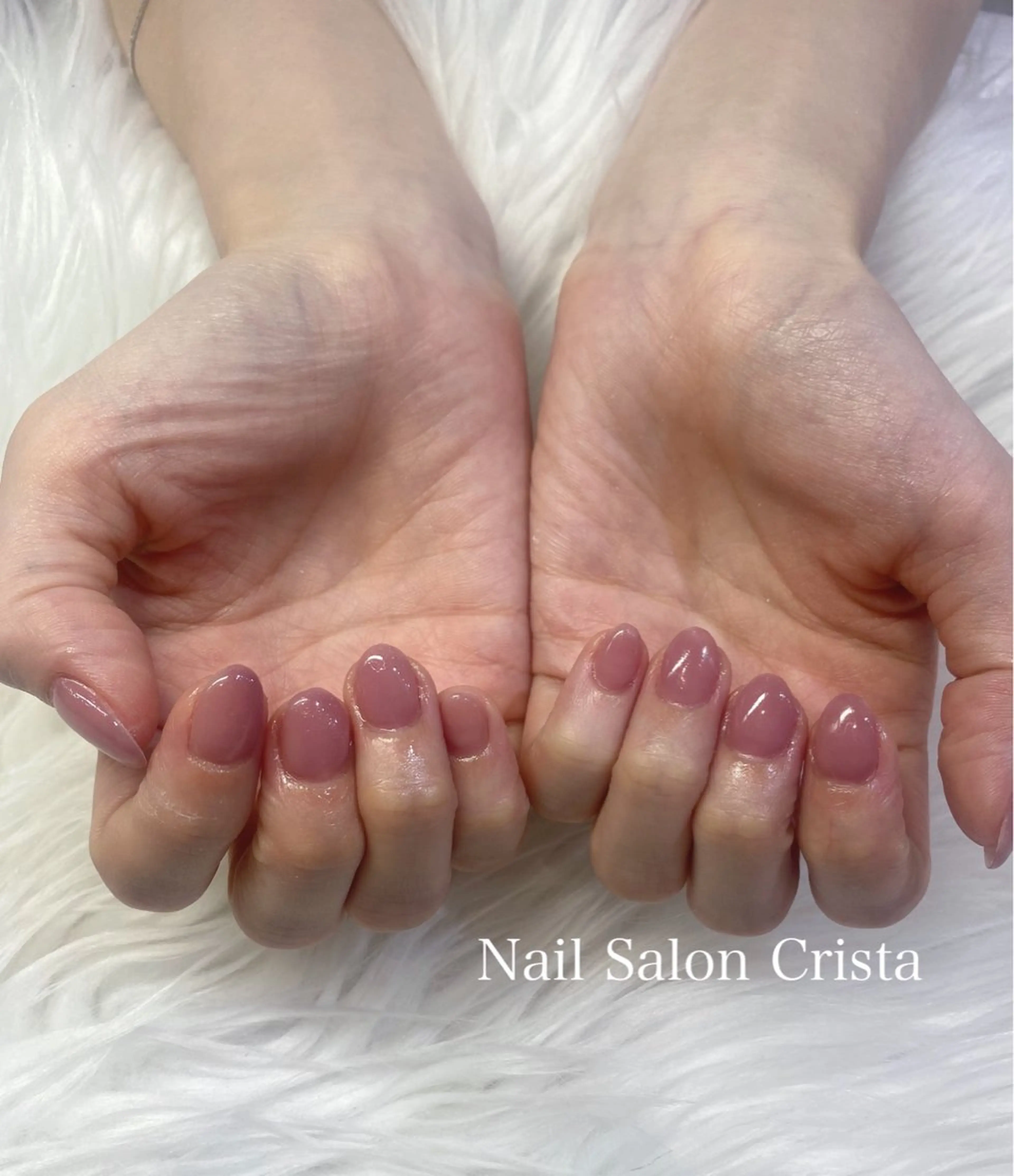 ネイル ジェルネイル パラジェル ピンク ハンドネイル CRISTA所属・CRISTA MOMOのネイルデザイン