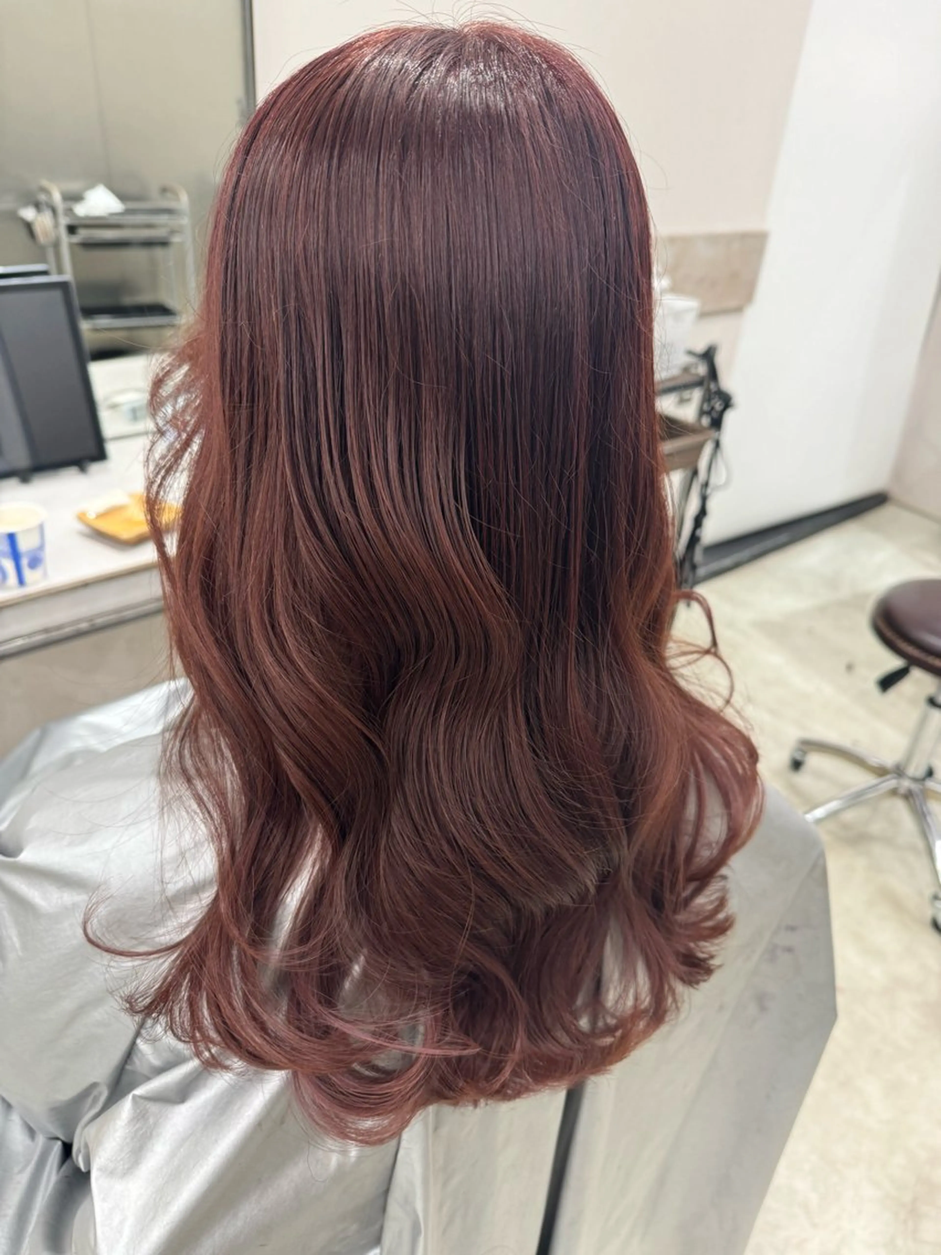 ロング カラー ブリーチ ダブルカラー ブリーチなしカラー ピンクカラー バイオレットカラー ヘアカラー トリートメント 透明感カラー✨艶髪 制作🌱山根あゆみのヘアスタイル