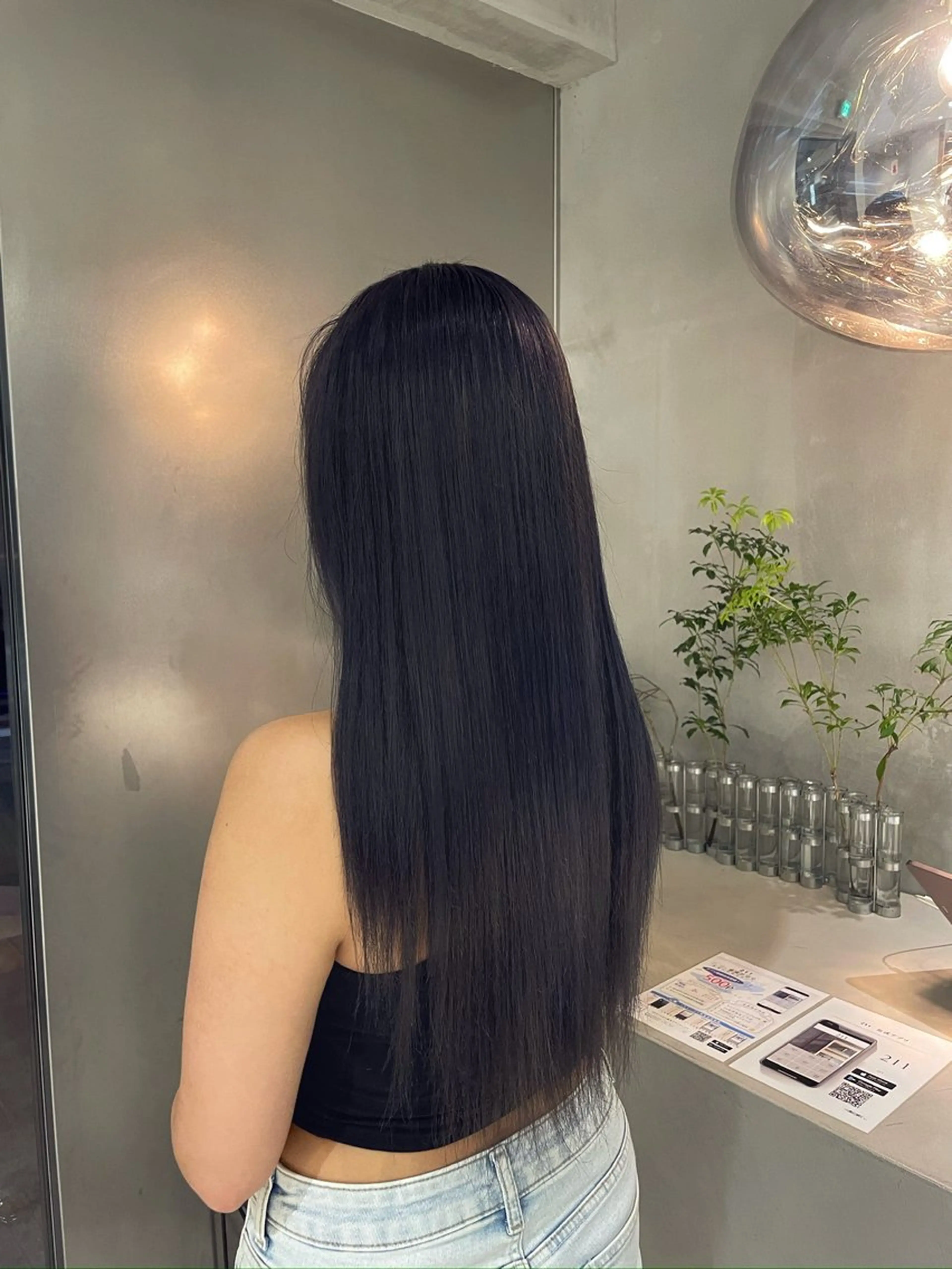 ロング カラー ヘアカラー 頼金 愛海のヘアスタイル