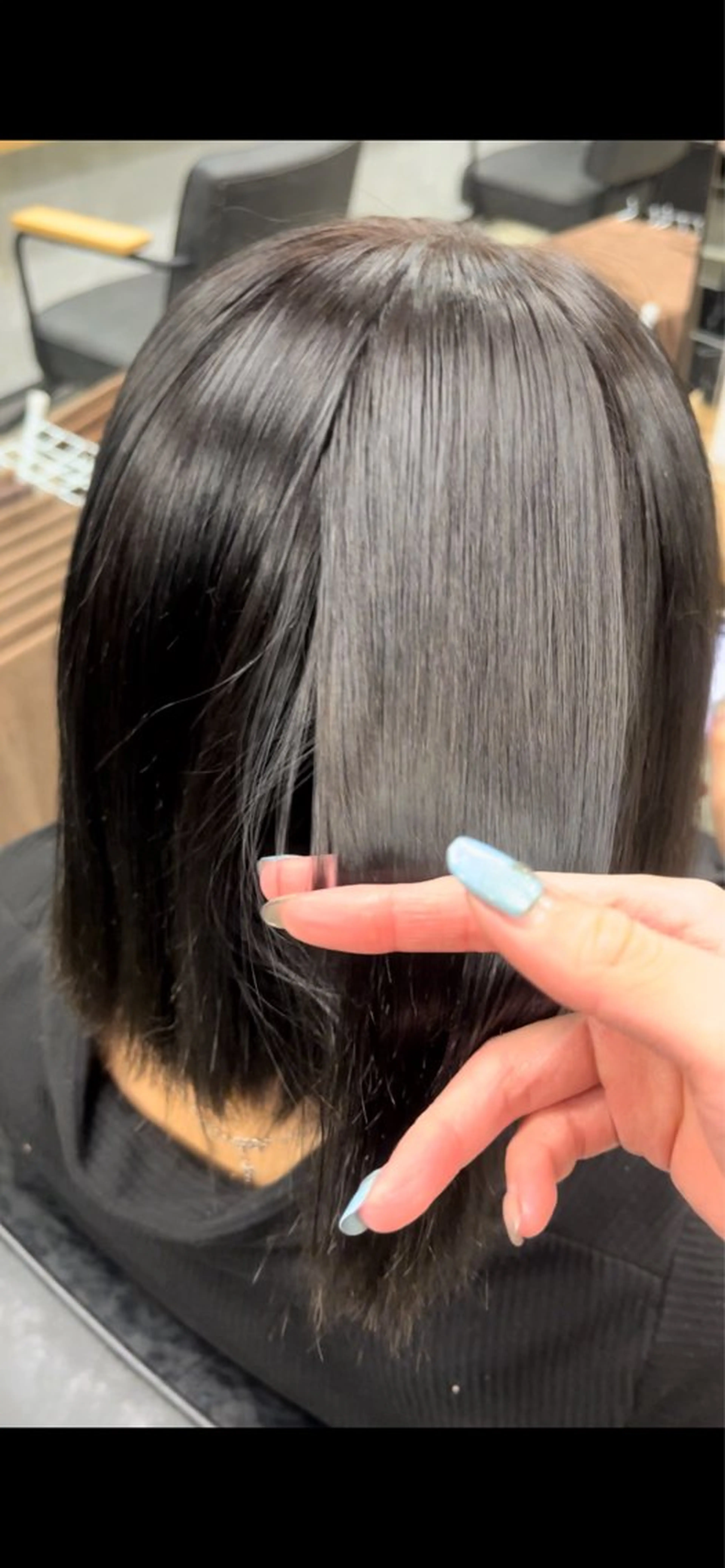 ミディアム カラー Lutia新宿　せき ゆうみのヘアスタイル