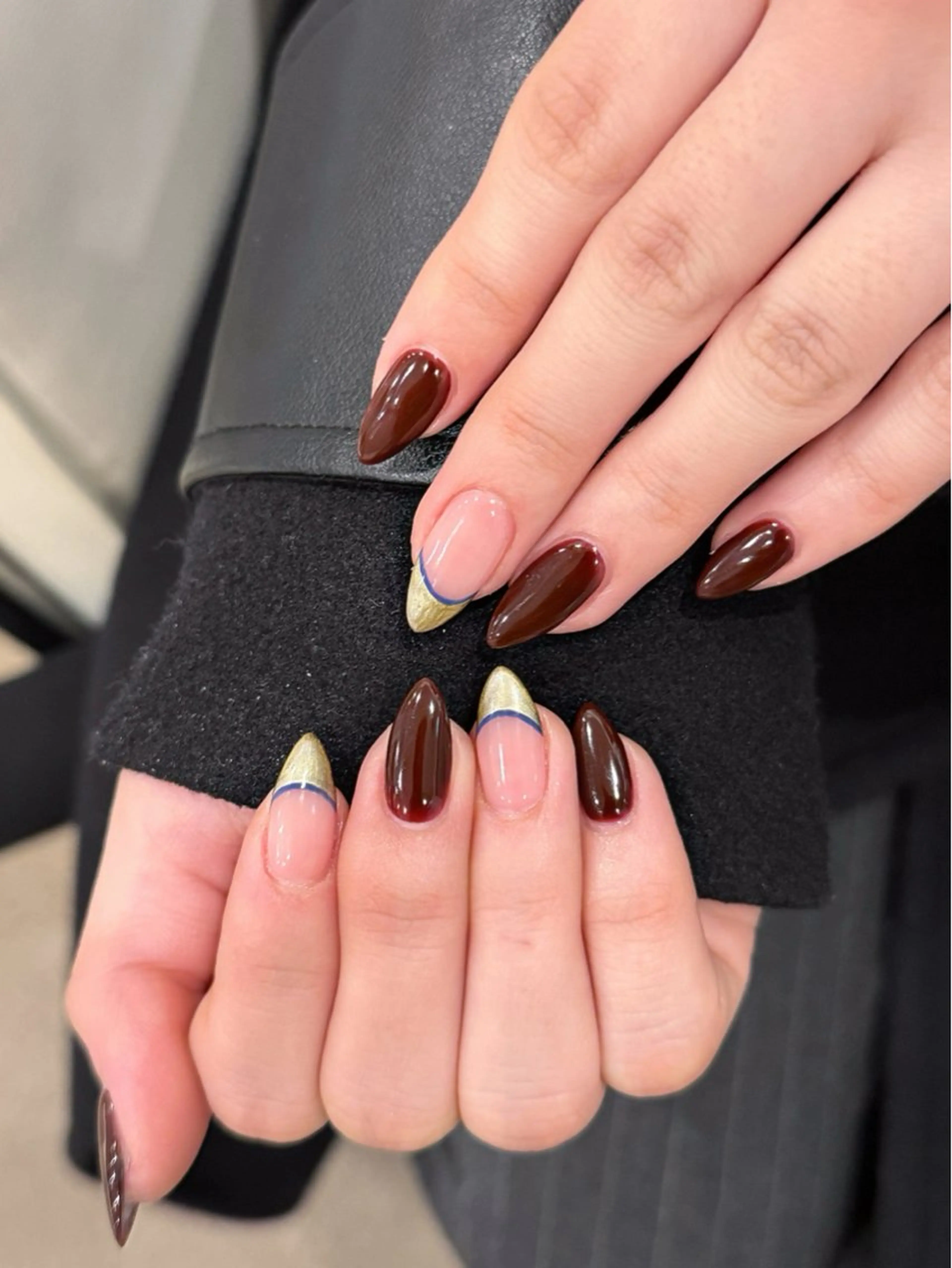 ネイル カジュアル 卒業式 ハート オフィスネイル ピンク H&Bsalon カイのネイルデザイン