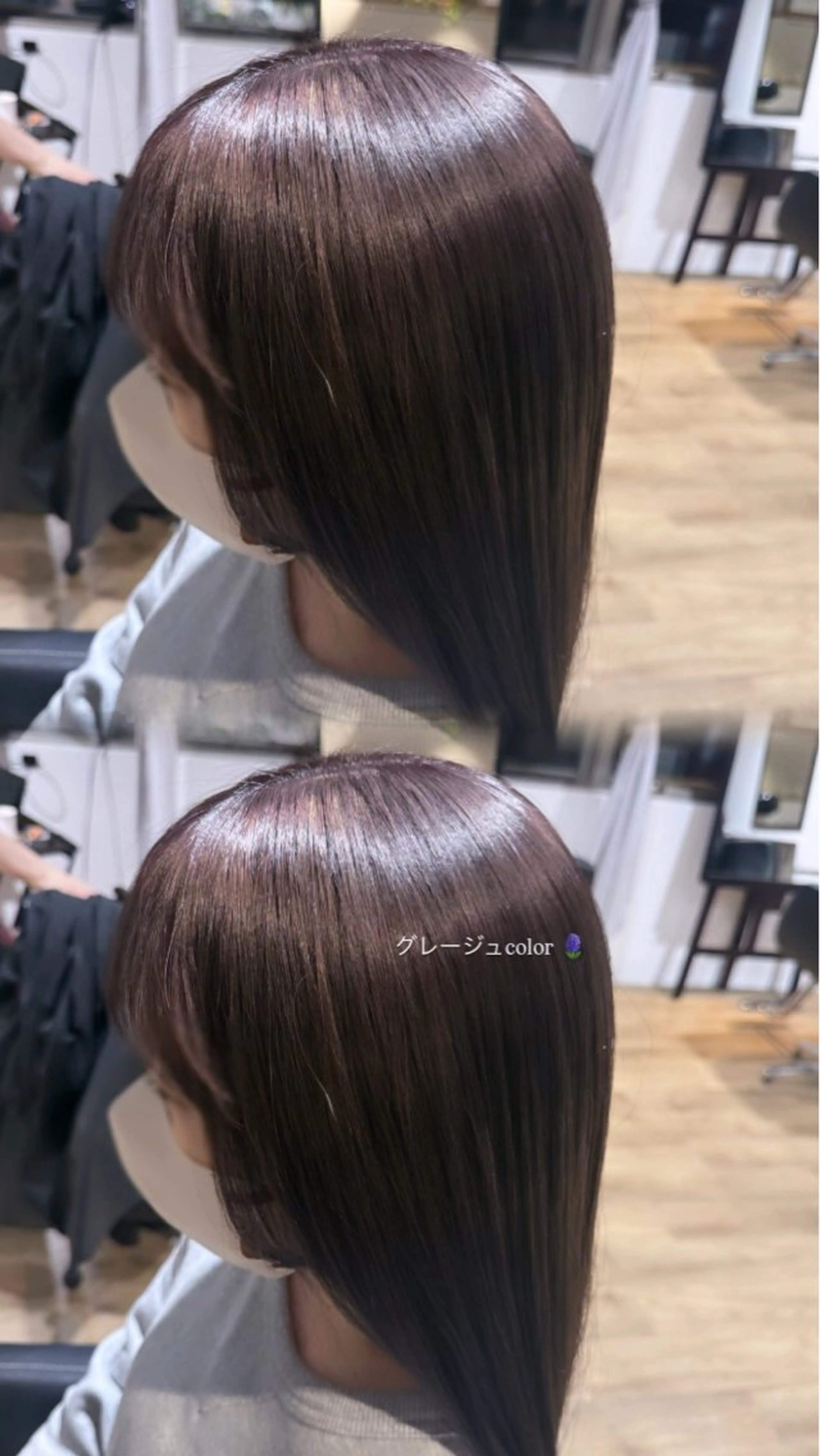 カラー ブリーチ ラベンダーカラー ヘアカラー KaRin 🌺のヘアスタイル