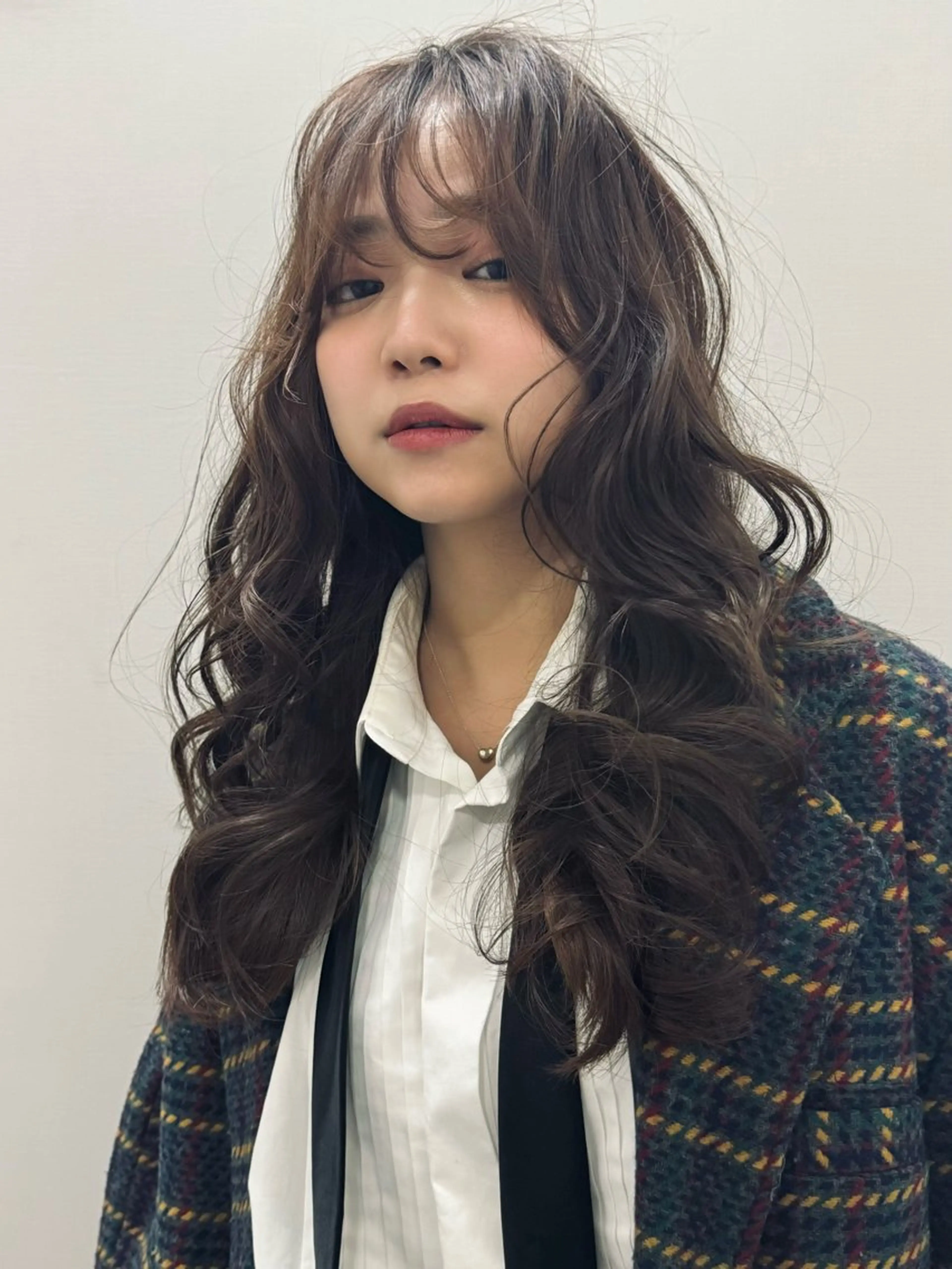 セミロング カット ヘアカラー トリートメント 🩵縮毛矯正・ボブ 岩原朋也🩵のヘアスタイル