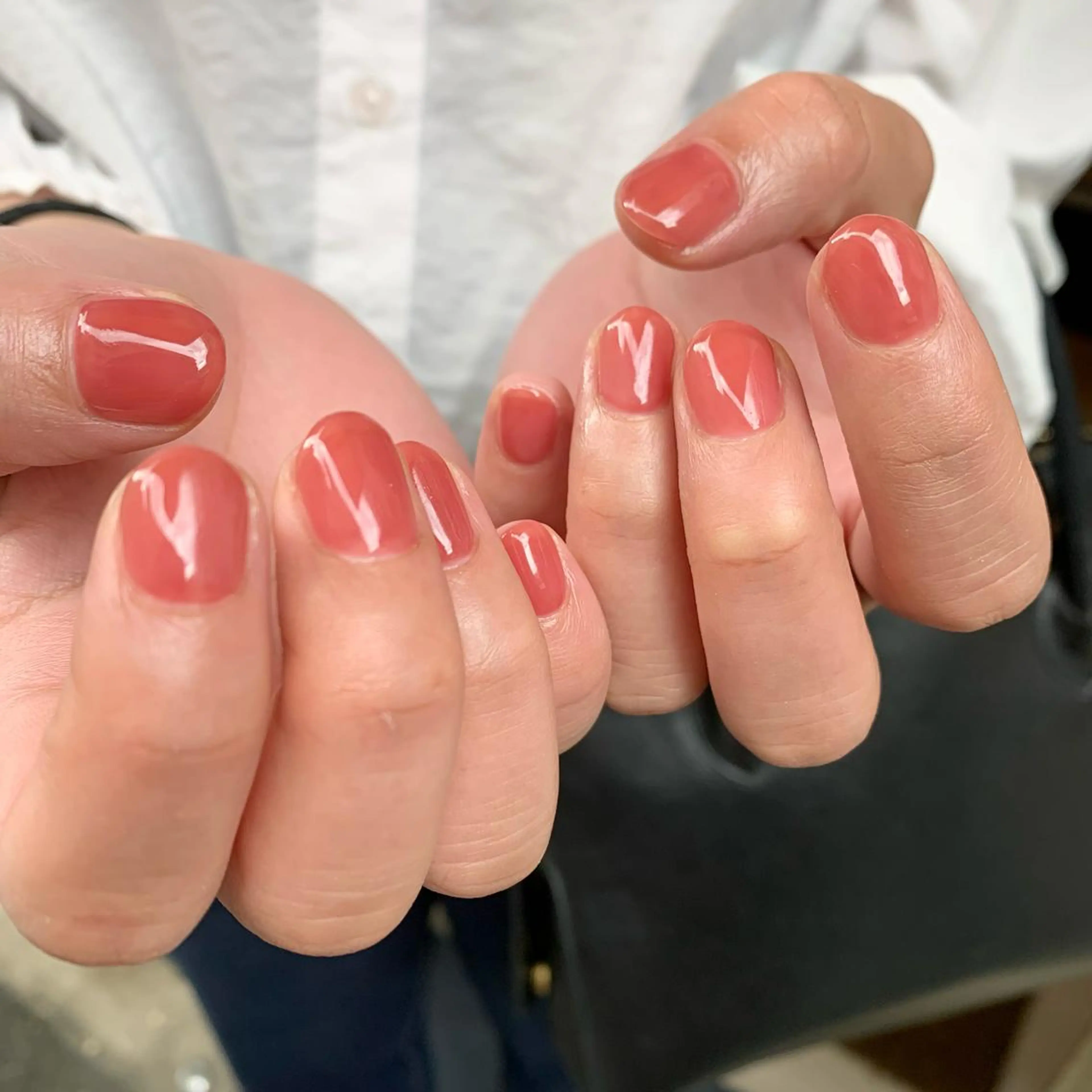 ネイル ワンカラーネイル ハンドネイル mana ☾のネイルデザイン