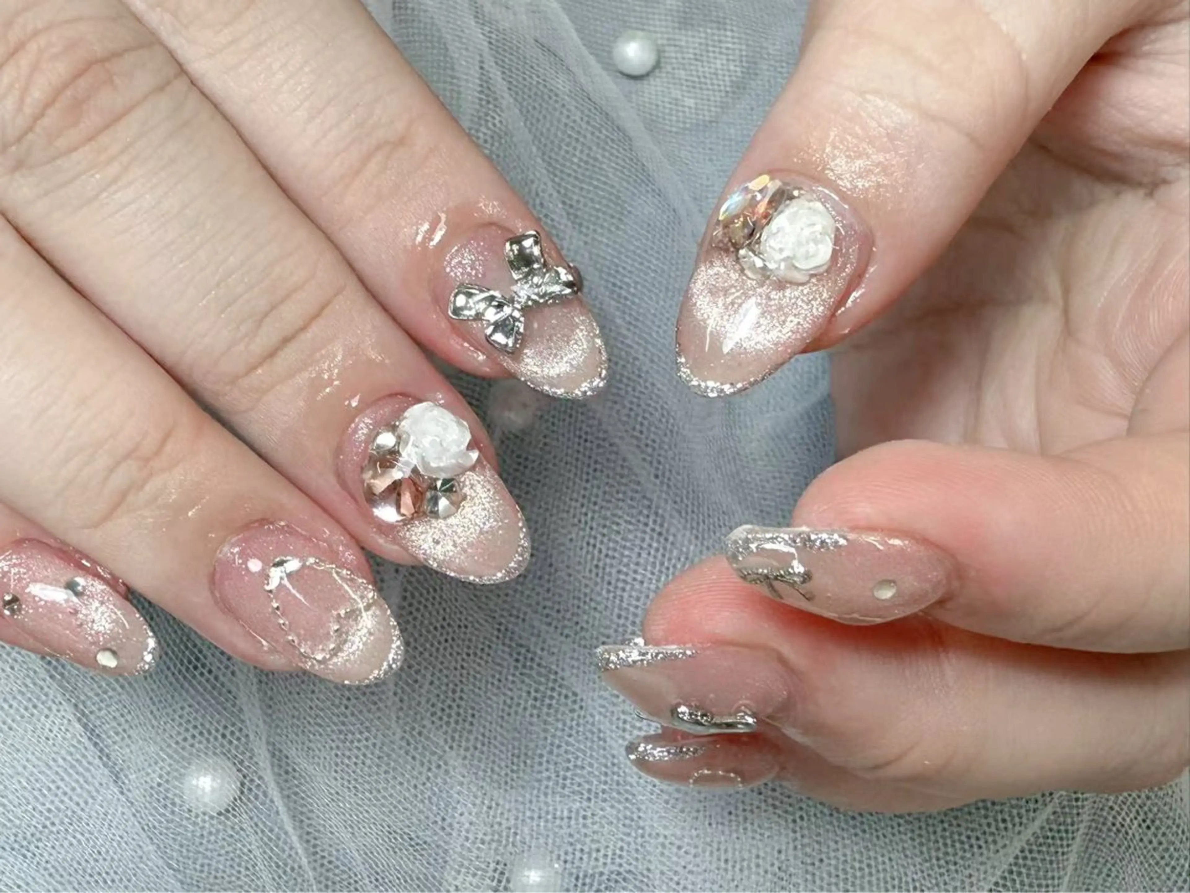 ネイル ハンドネイル 🐰Lemode🤍 パラジェル取扱店のネイルデザイン