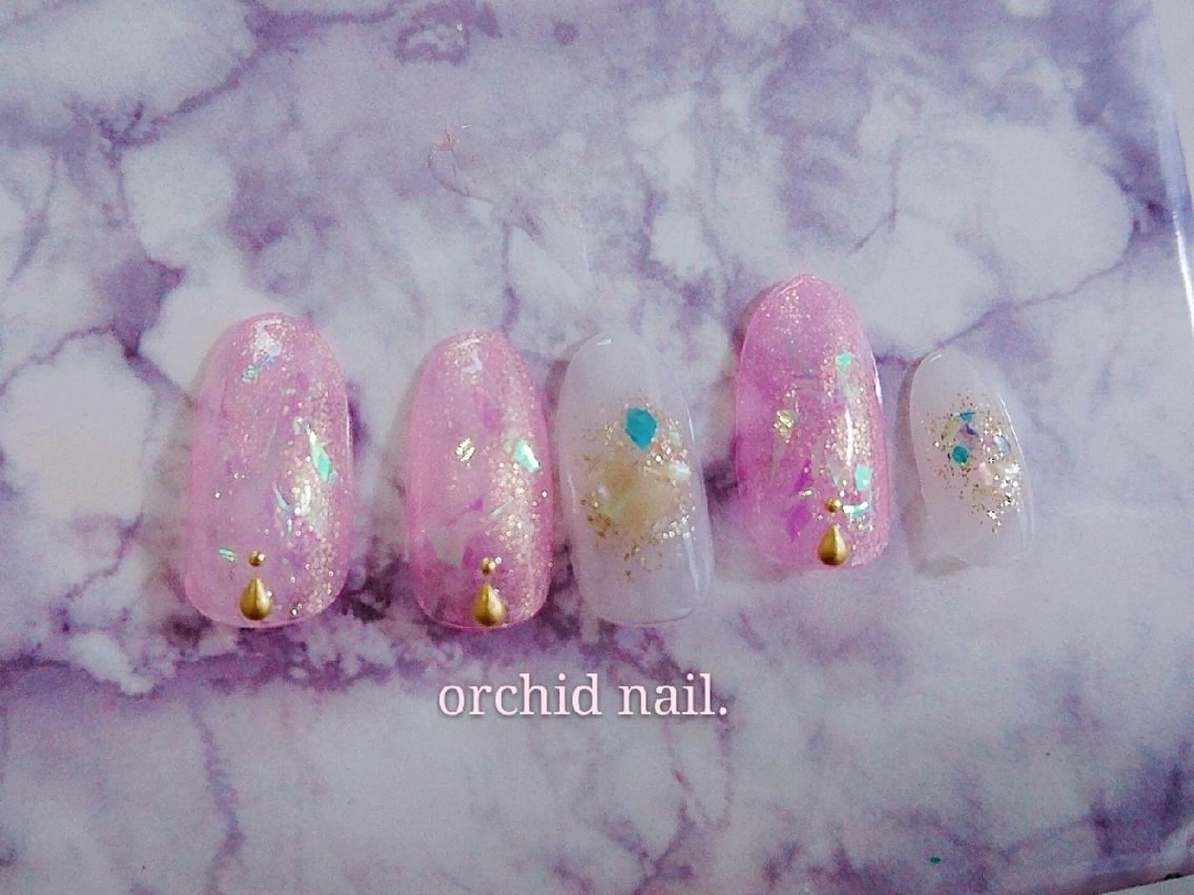 ネイル orchid ♡オーキッドのネイルデザイン