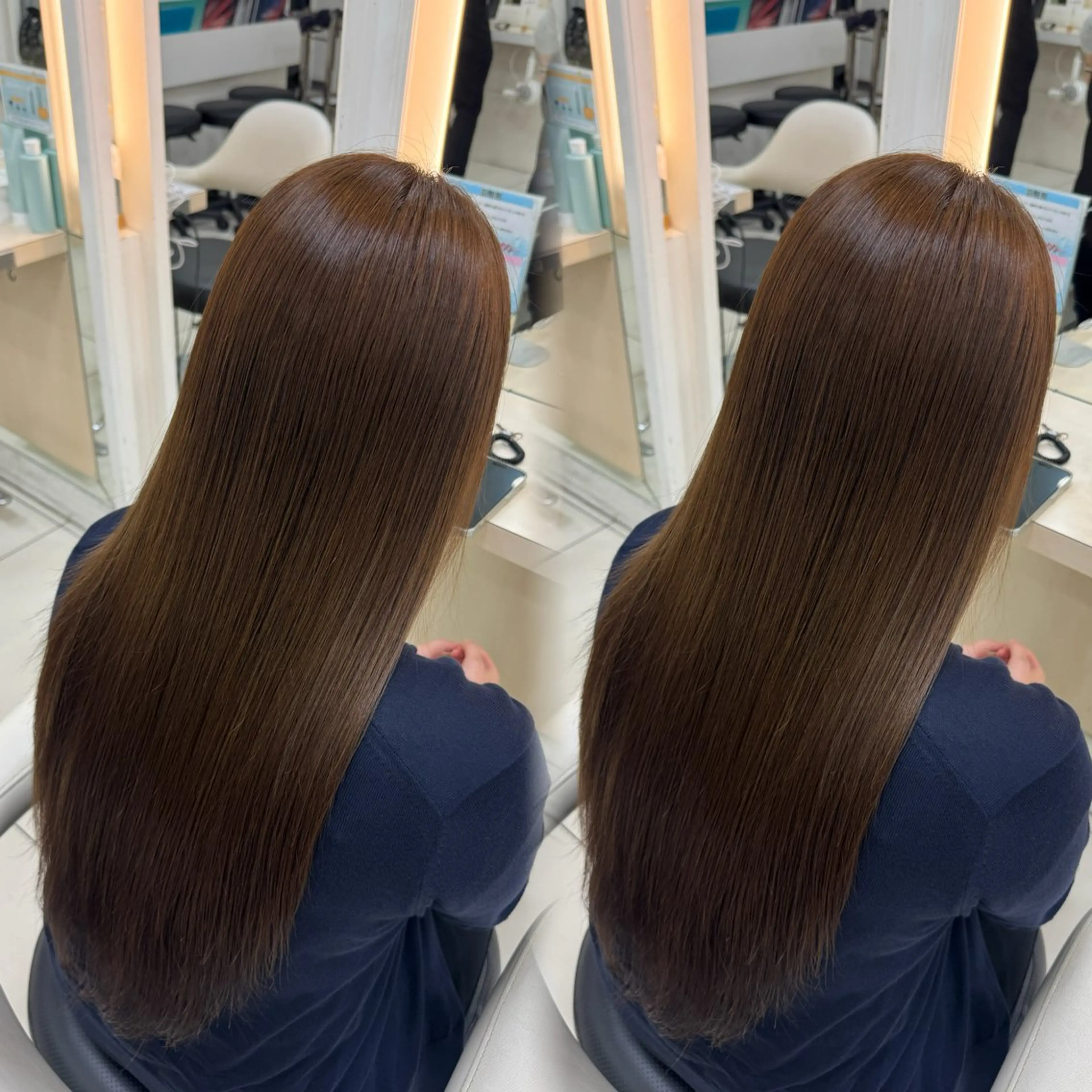 ロング カラー Ash/ tomona𝜗𝜚のヘアスタイル