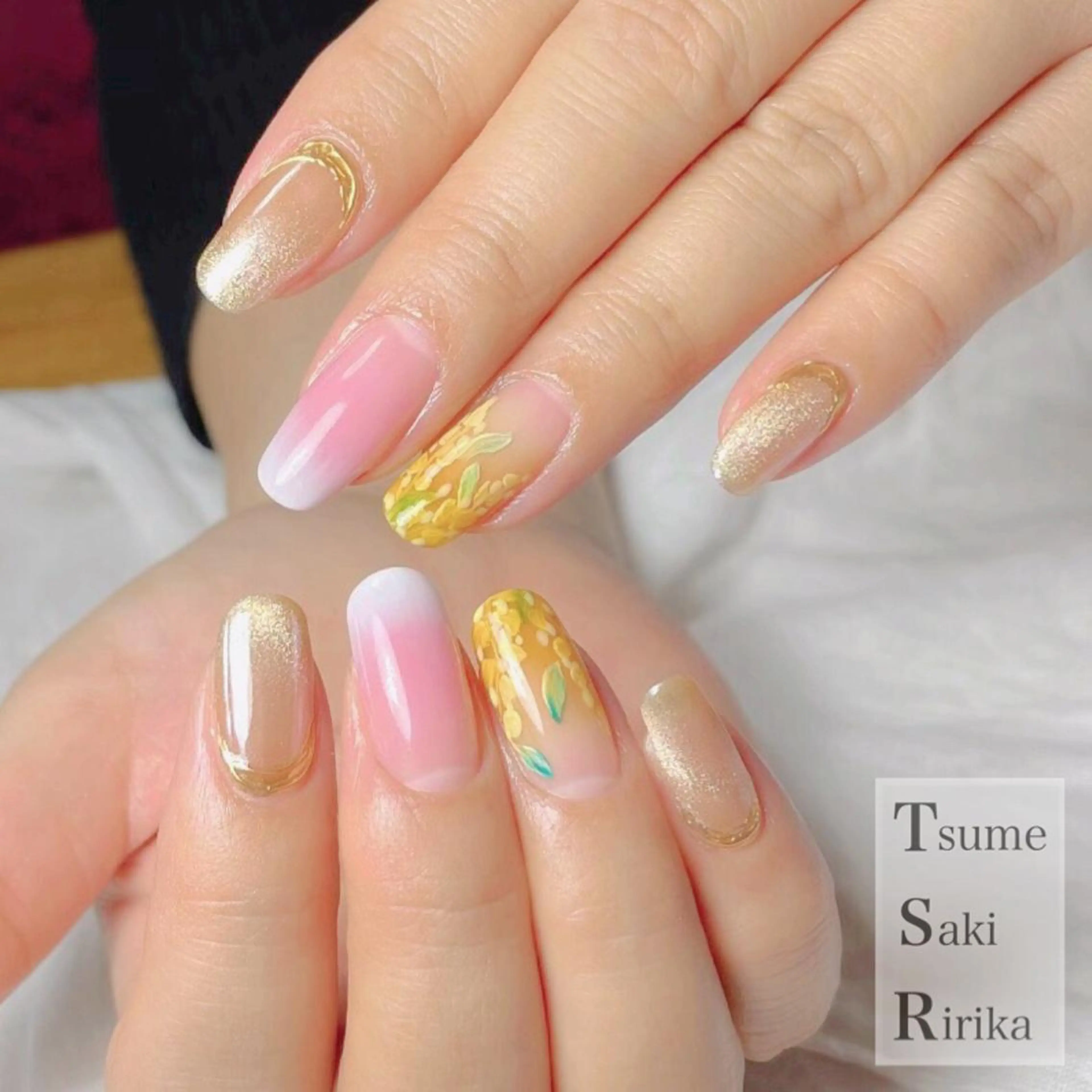 ネイル フットネイル 爪咲 りり花のネイルデザイン