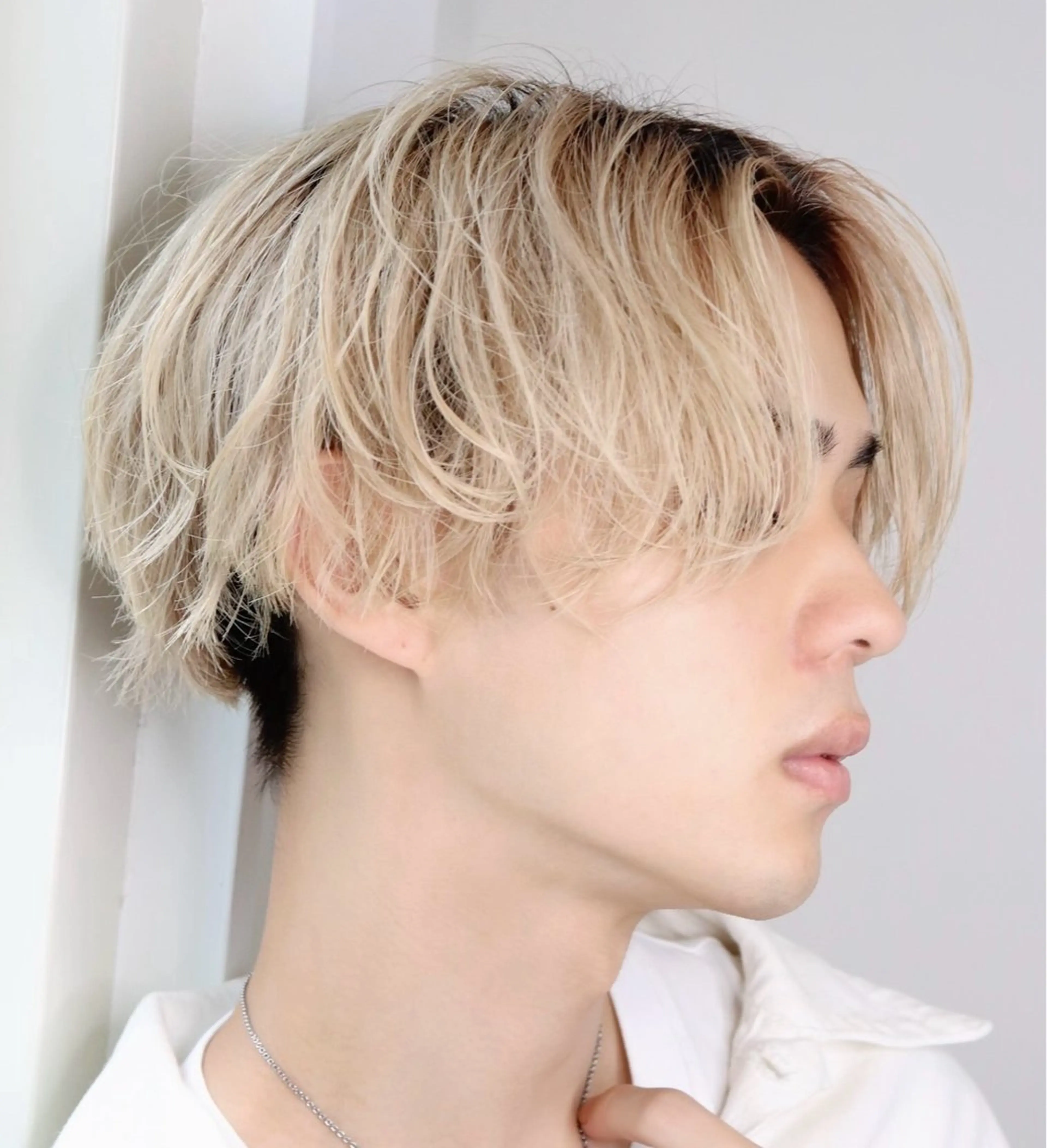 カラー パーマ バレイヤージュ ／ ユウイのヘアスタイル