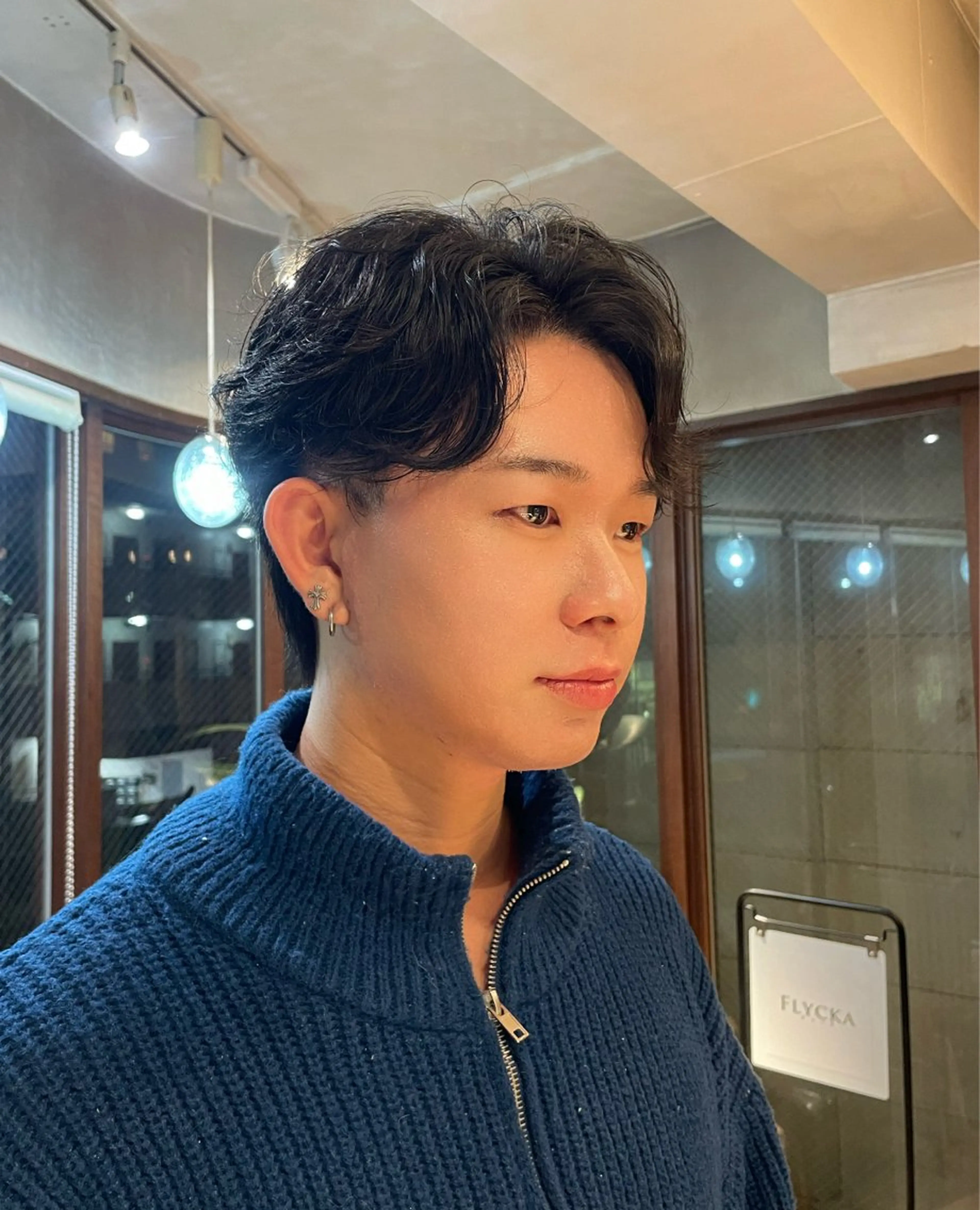 (水・木夜限定)メンズカット+ニュアンスパーマ✳︎☆*:.。の写真