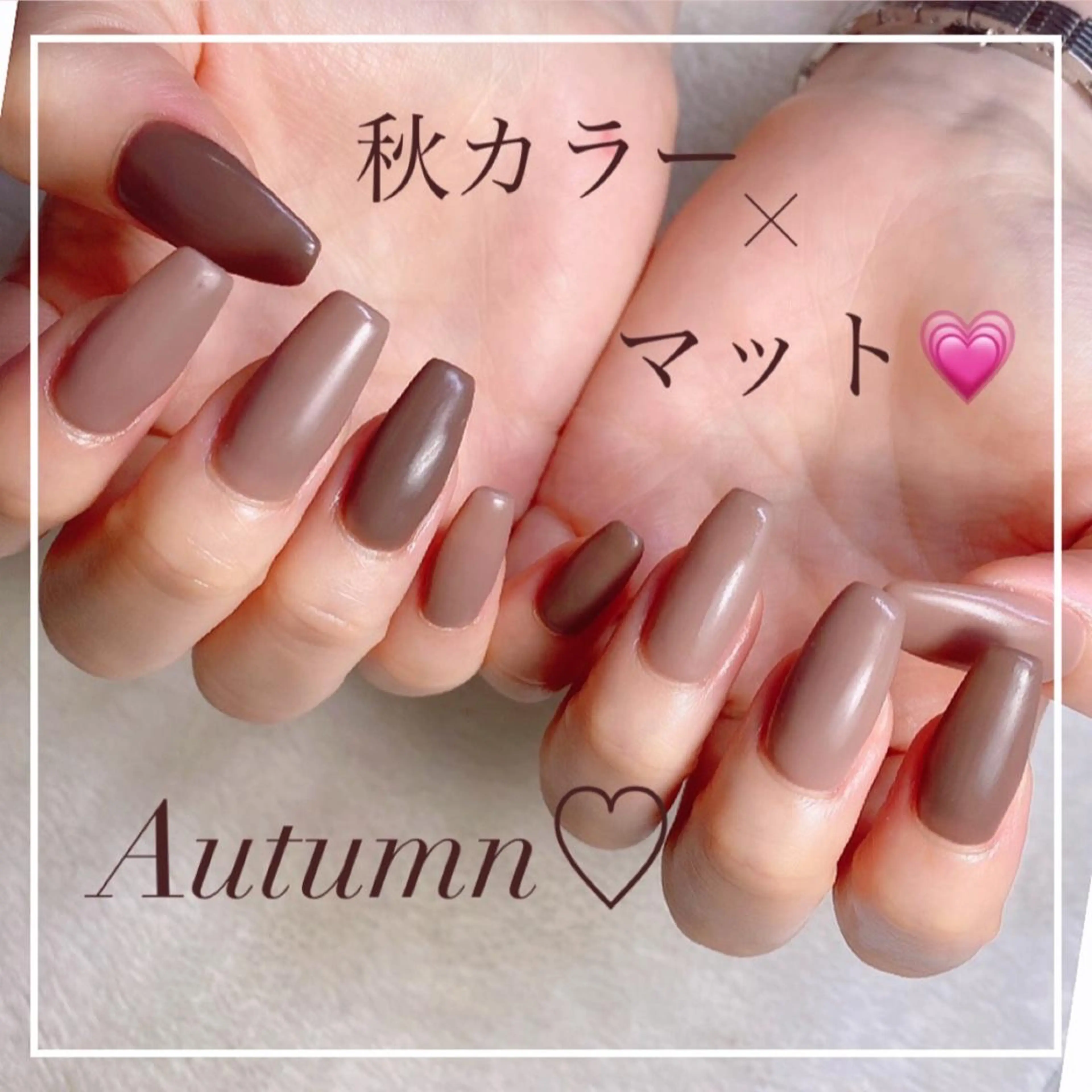 ネイル マットネイル ワンカラーネイル スカルプネイル RiLion💗 Risa🦋💜のネイルデザイン