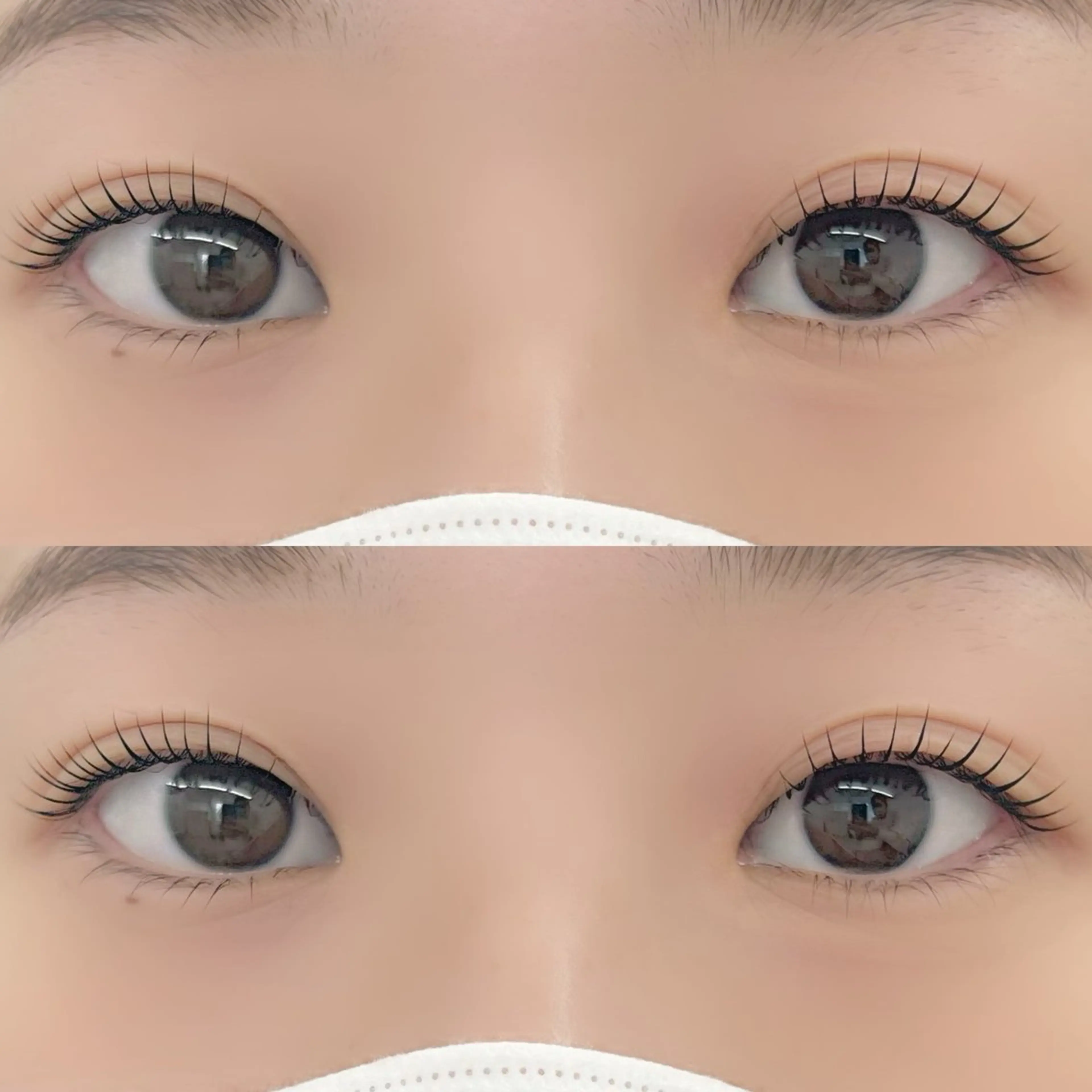 マツエク・マツパ 束感まつ毛 フラットラッシュ 韓国風マツエク ナチュラル まつげパーマ マツパ CLUTCH🫧 ayanoのマツエク・マツパデザイン