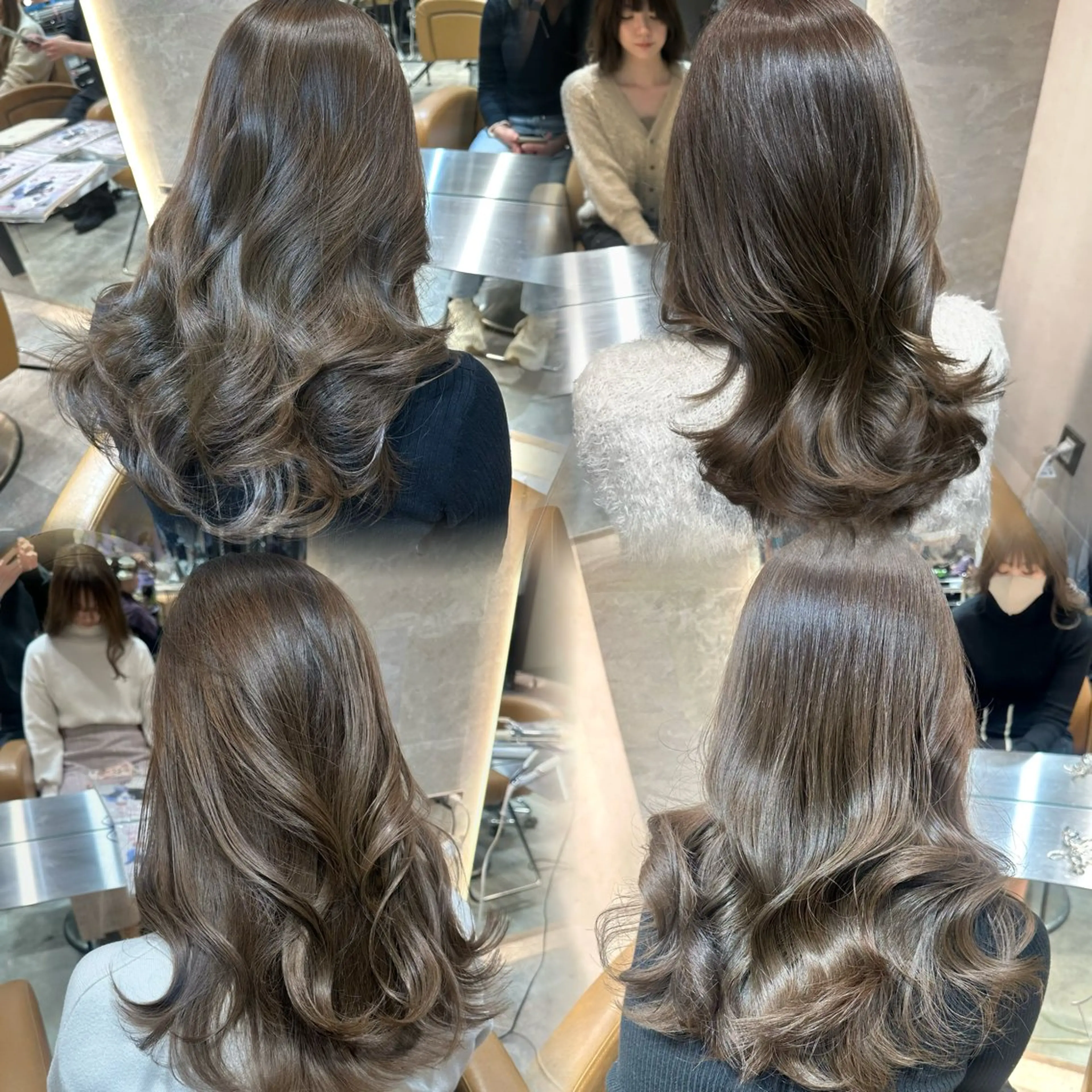 セミロング カット ヘアカラー トリートメント 銀座副店長/レイヤー /髪質改善/田島のヘアスタイル