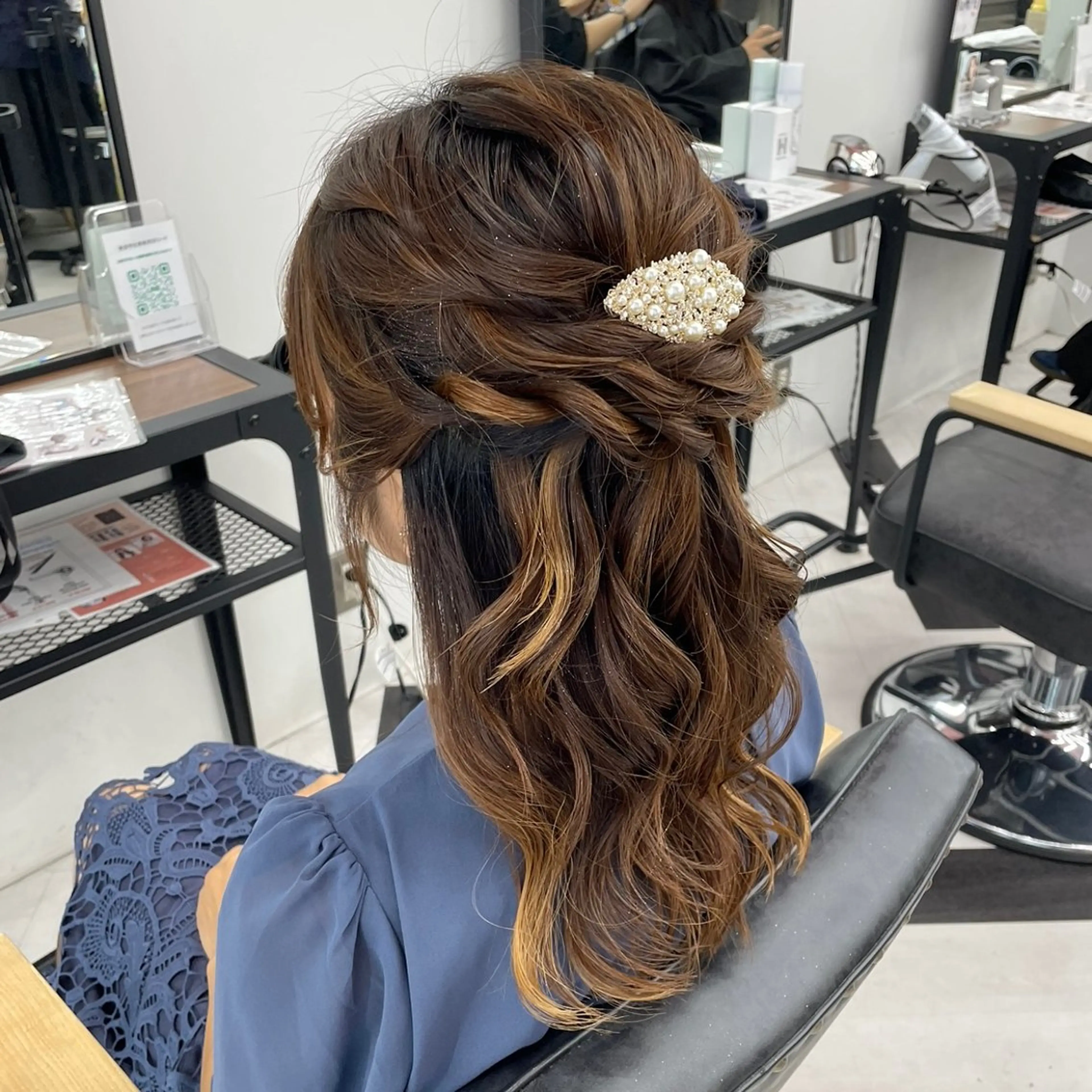 セミロング カラー パーマ ヘアアレンジ メンズ キッズ ネイル マツエク・マツパ アイブロウ mona/ ストレートスタイル✨のヘアスタイル