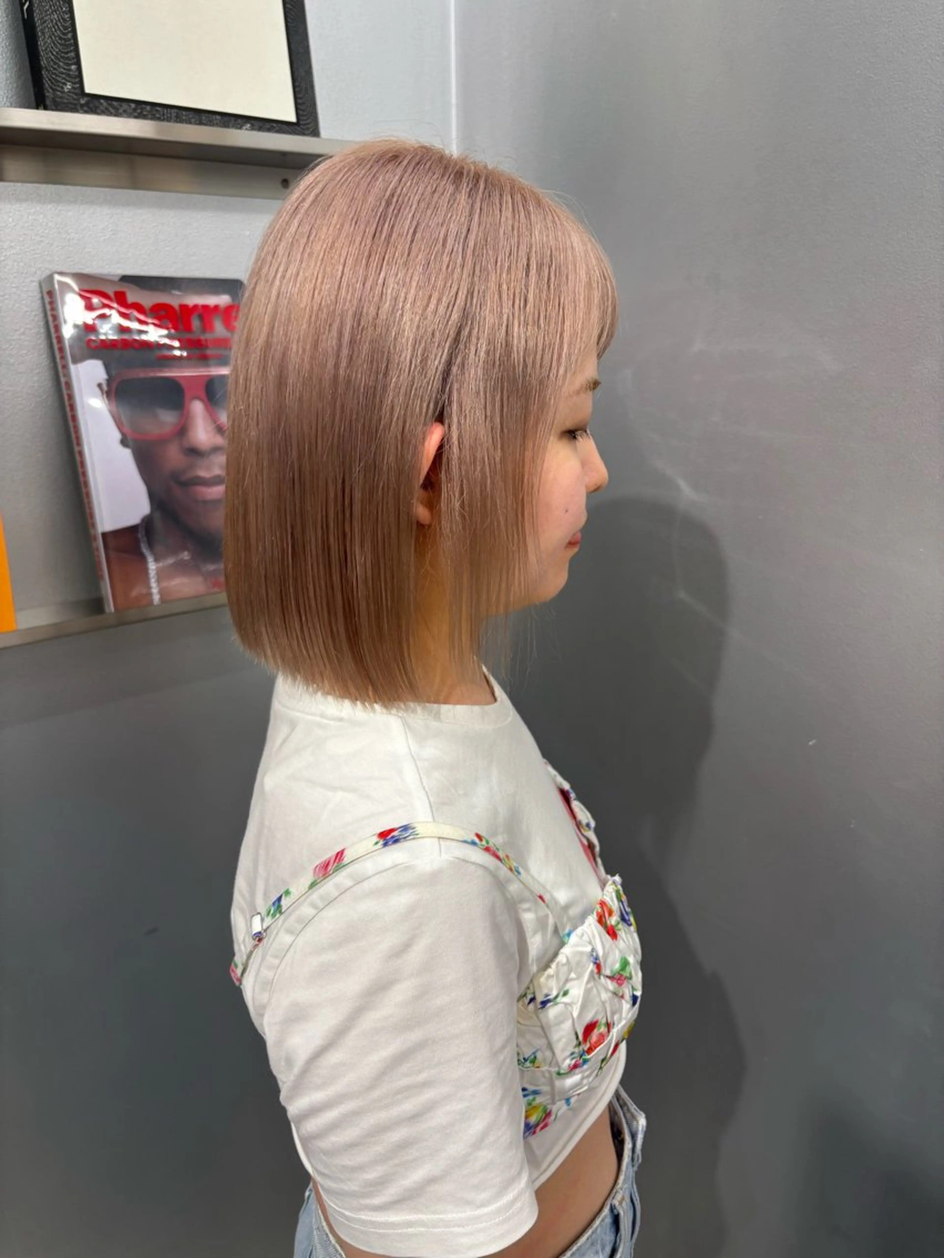 ミディアム 梅田/ハイトーン /yuriのヘアスタイル