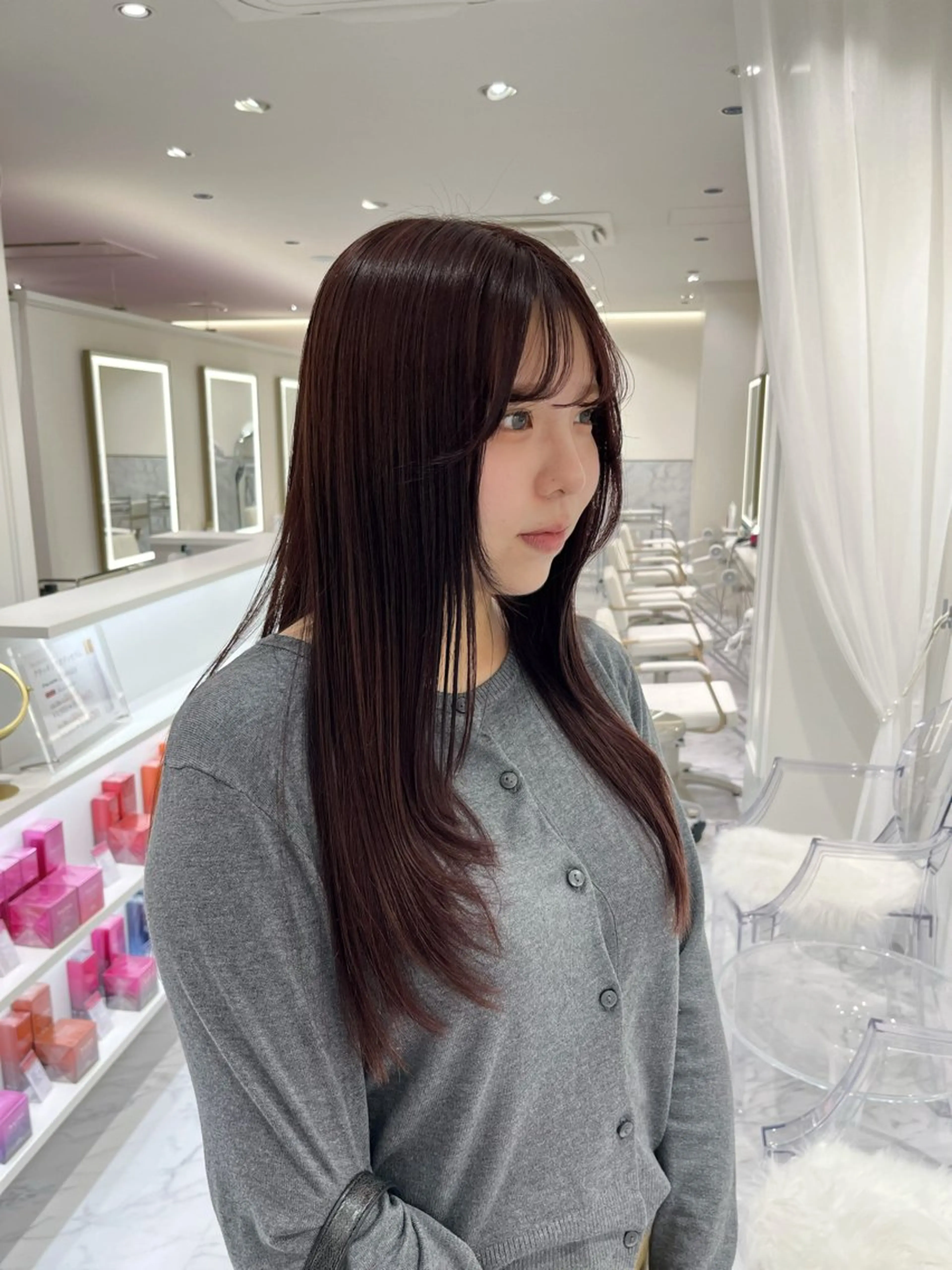 ロング カラー カット ヘアカラー ParveMix / 山本 玲南🫧🪽のヘアスタイル