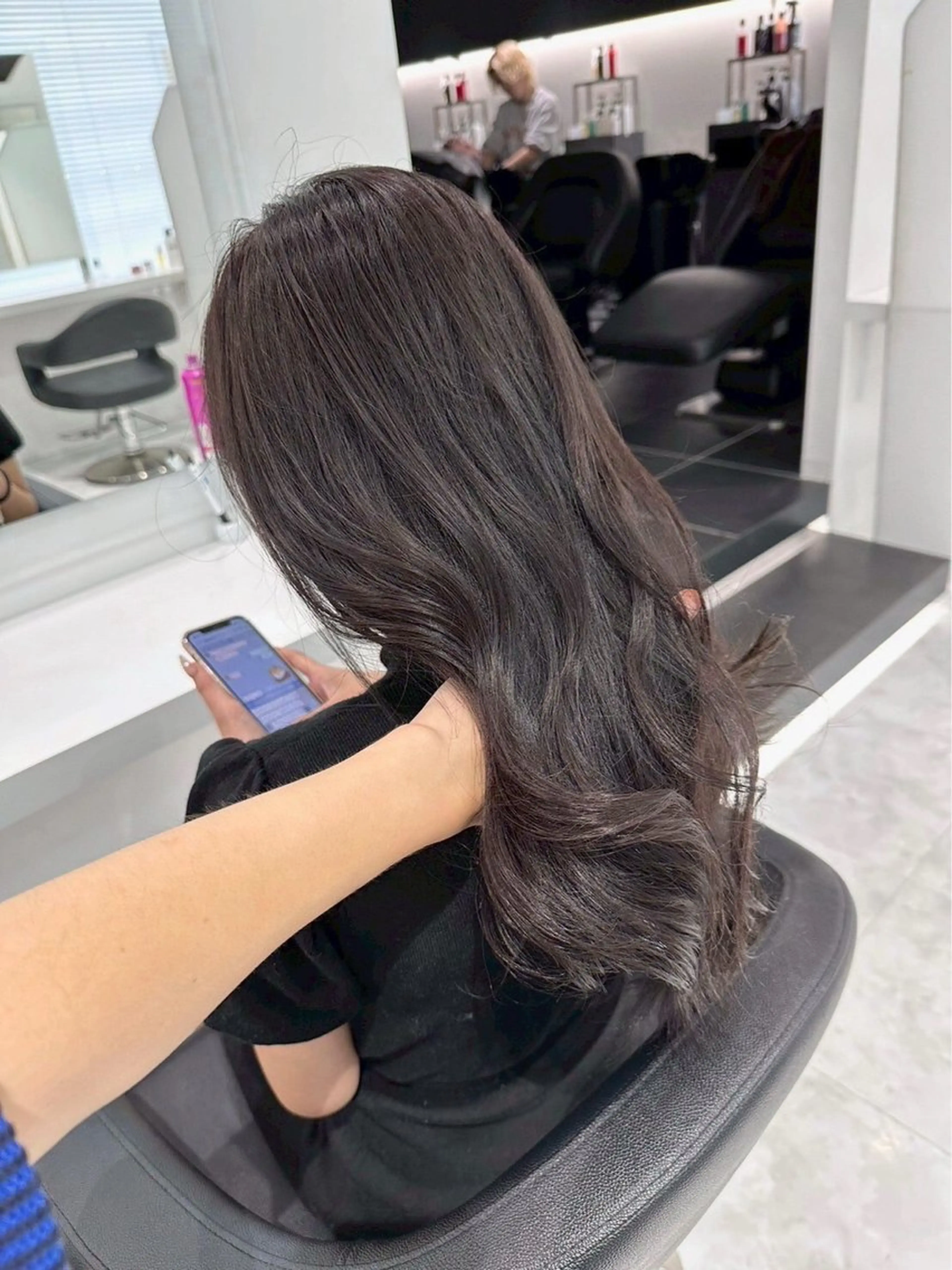 ロング カラー ベージュカラー ブリーチ 透明感カラー ダブルカラー 髪質改善 カット ヘアカラー モテ艶🤍透明感 レイヤー🤍教真のヘアスタイル