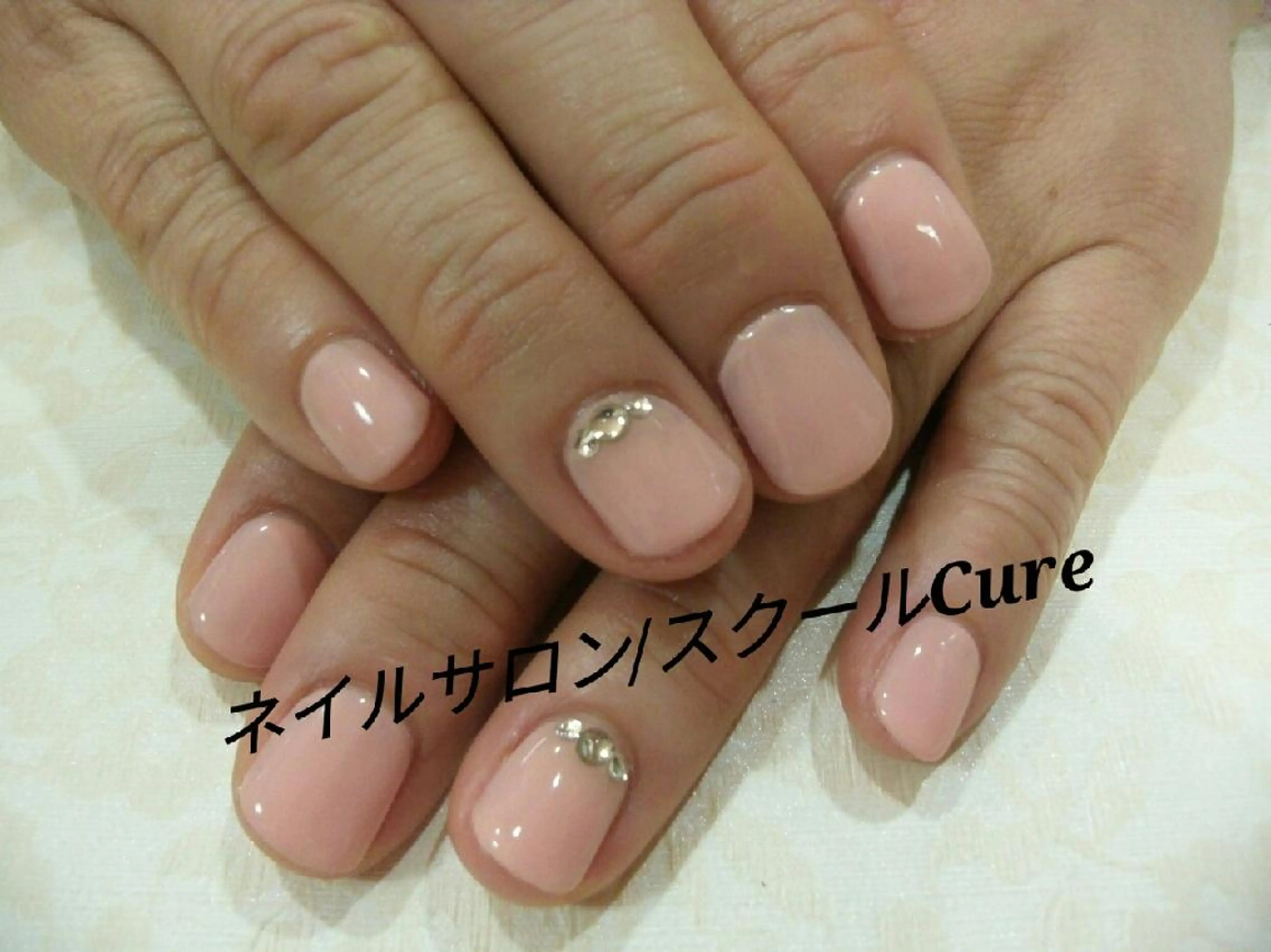 ショート ネイル ハンドネイル ネイルサロン Cureのネイルデザイン