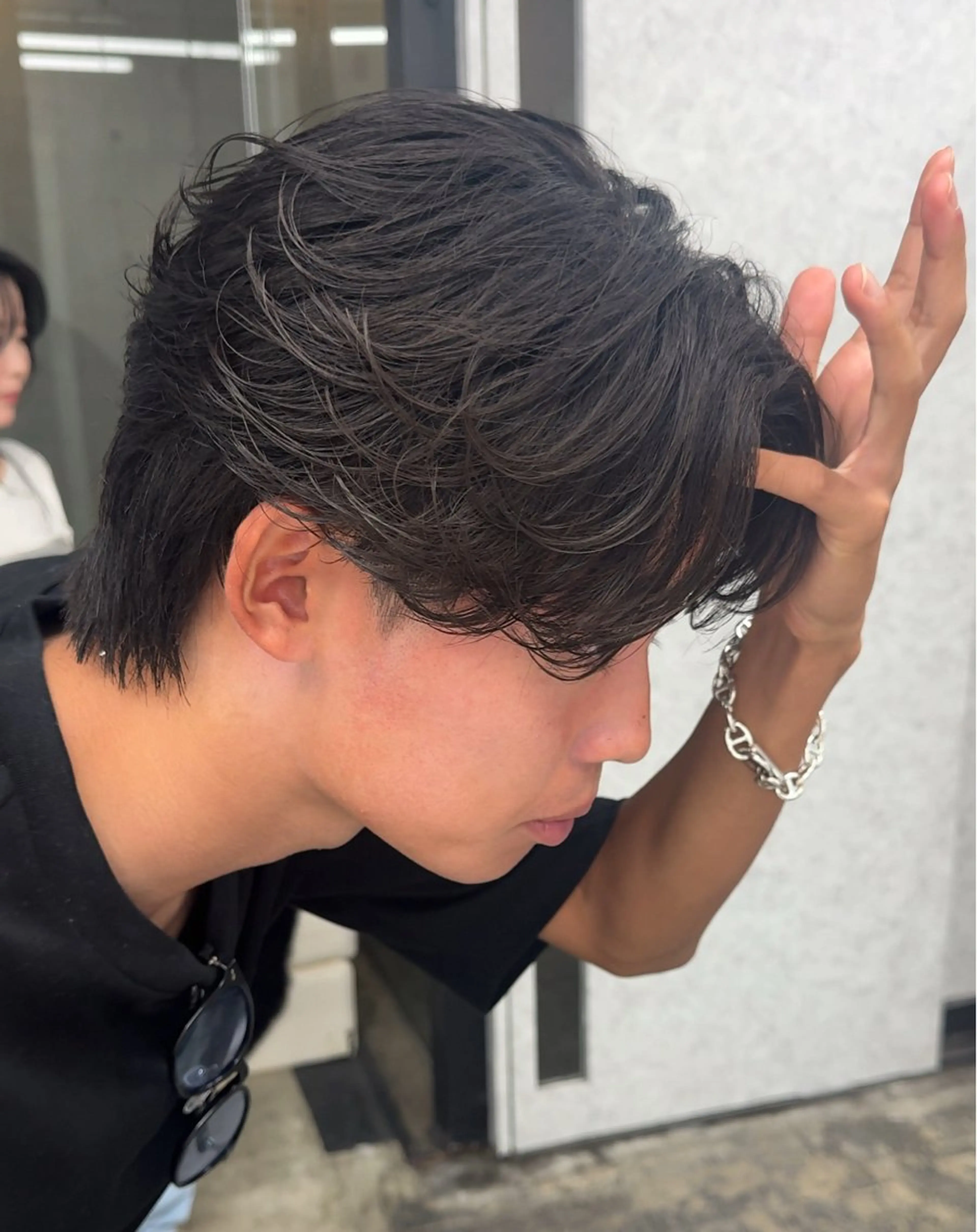 ショート カラー メンズ Pia Yakuin所属・岩佐 柚太のヘアスタイル