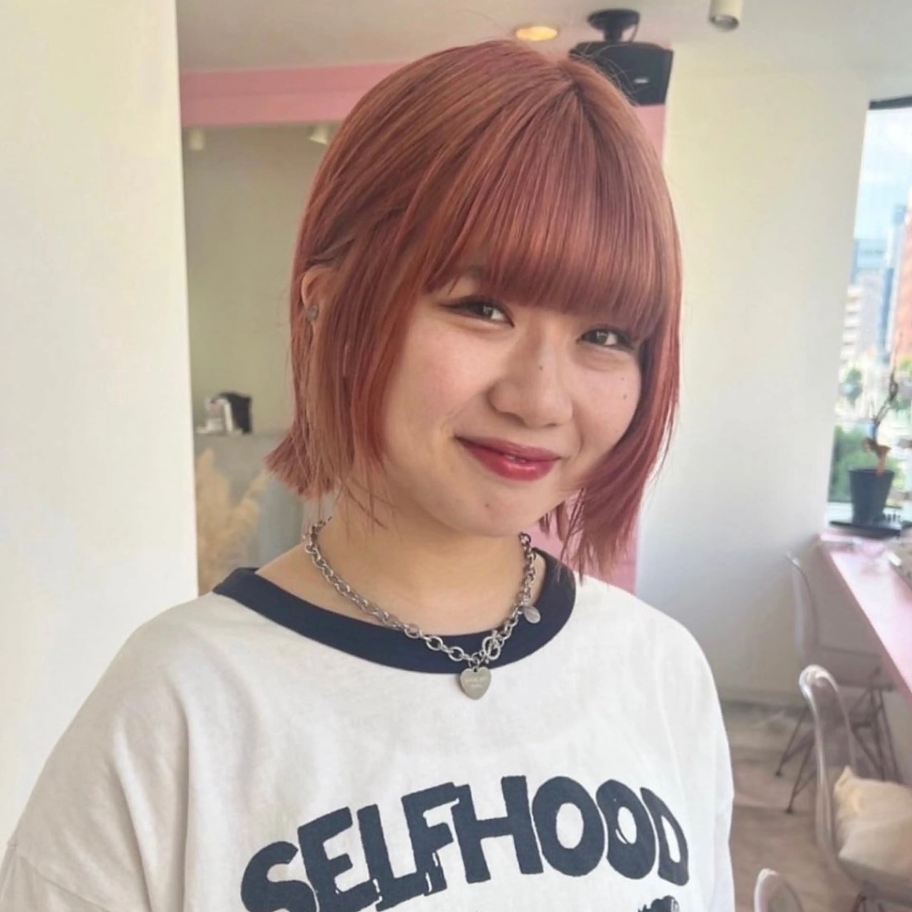 ショート カラー ヘアカラー トリートメント 🎀ダブルカラー/ ピンク×ガーリー🎀のヘアスタイル