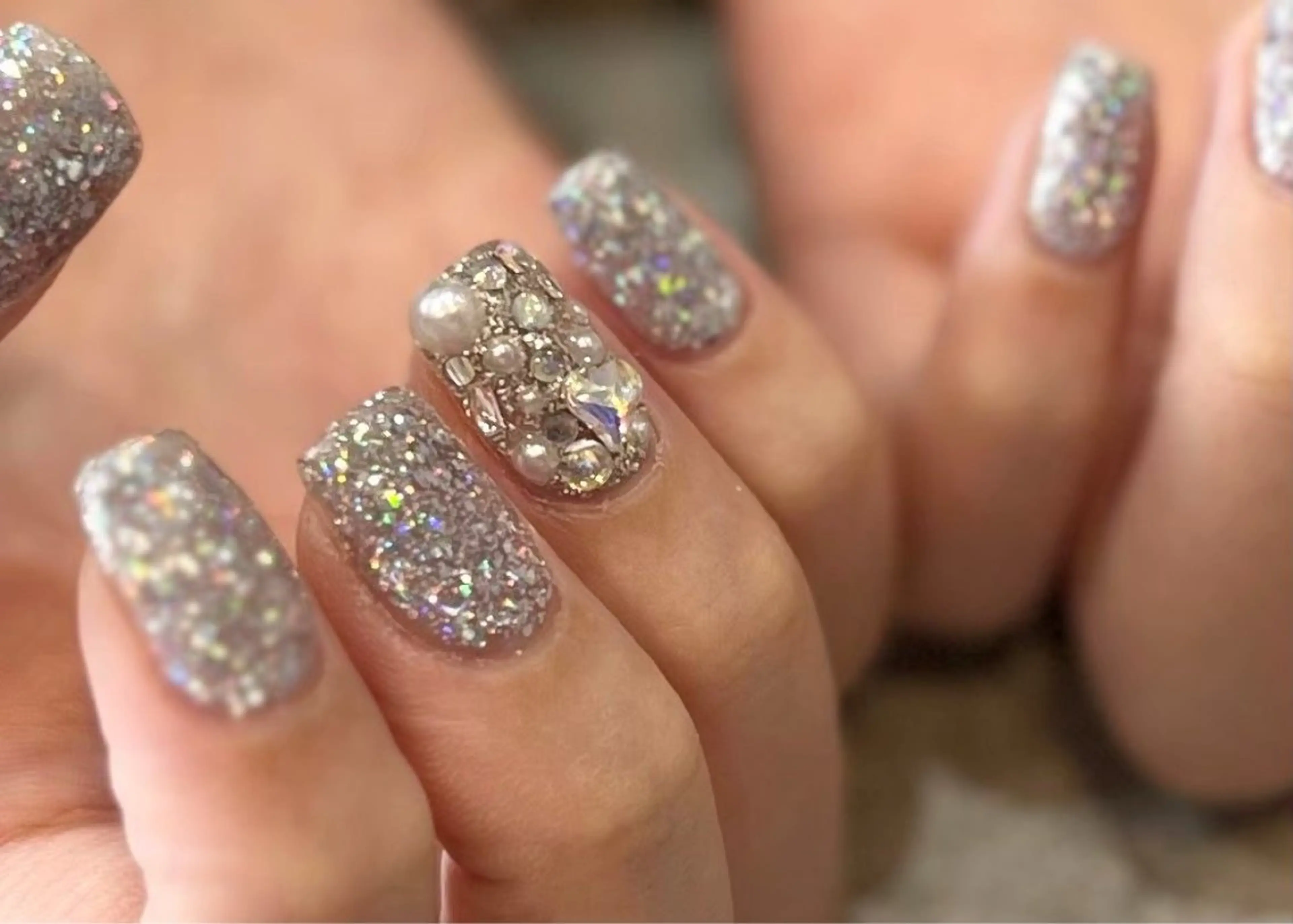 ワンカラー＋２本アート💅オフ込みの写真