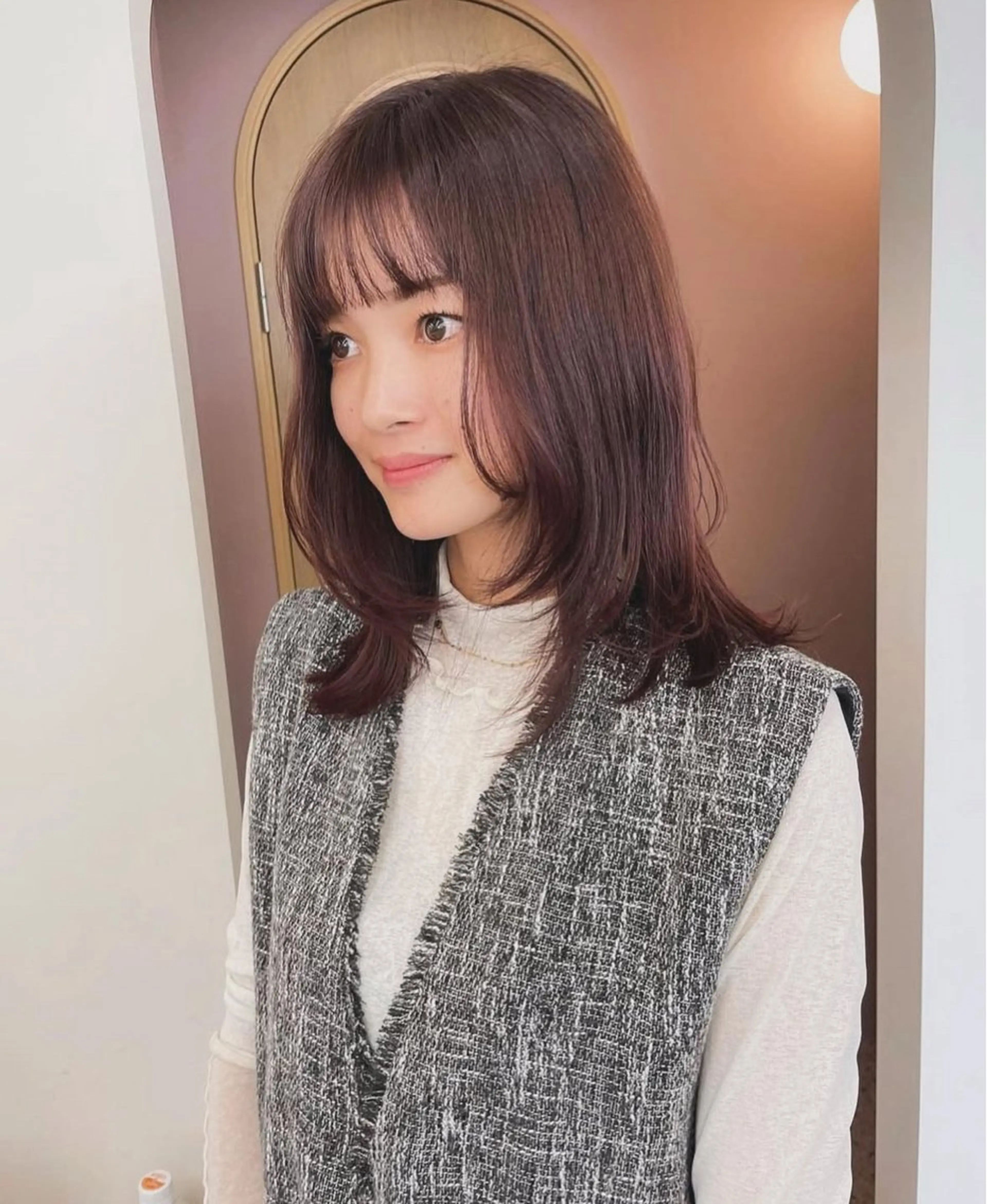 ミディアム カラー ニュアンスカラー/ amikaのヘアスタイル