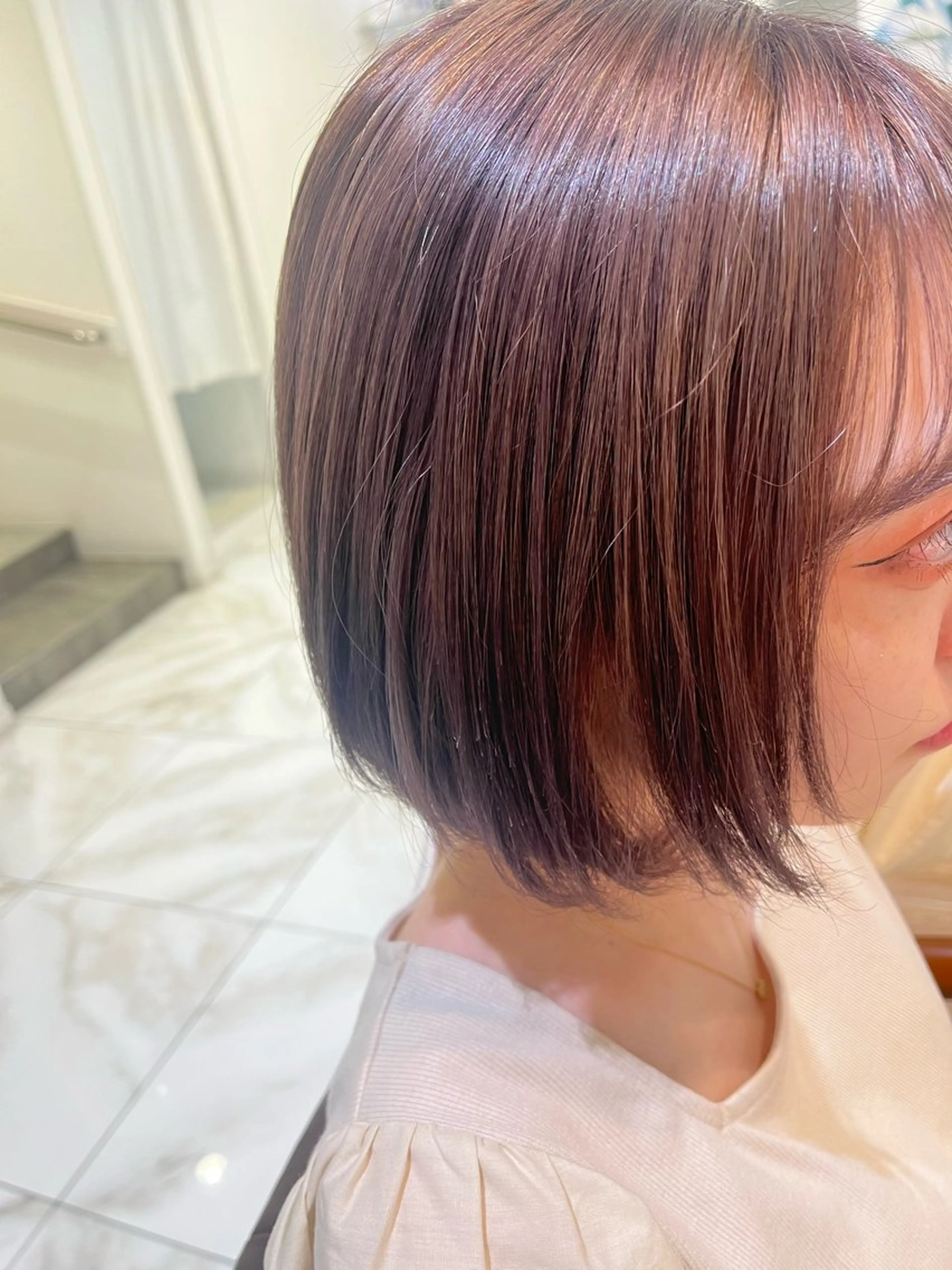 「2.3回目クーポン」美フォルムカット＋艶カラー(毛先料金)の写真