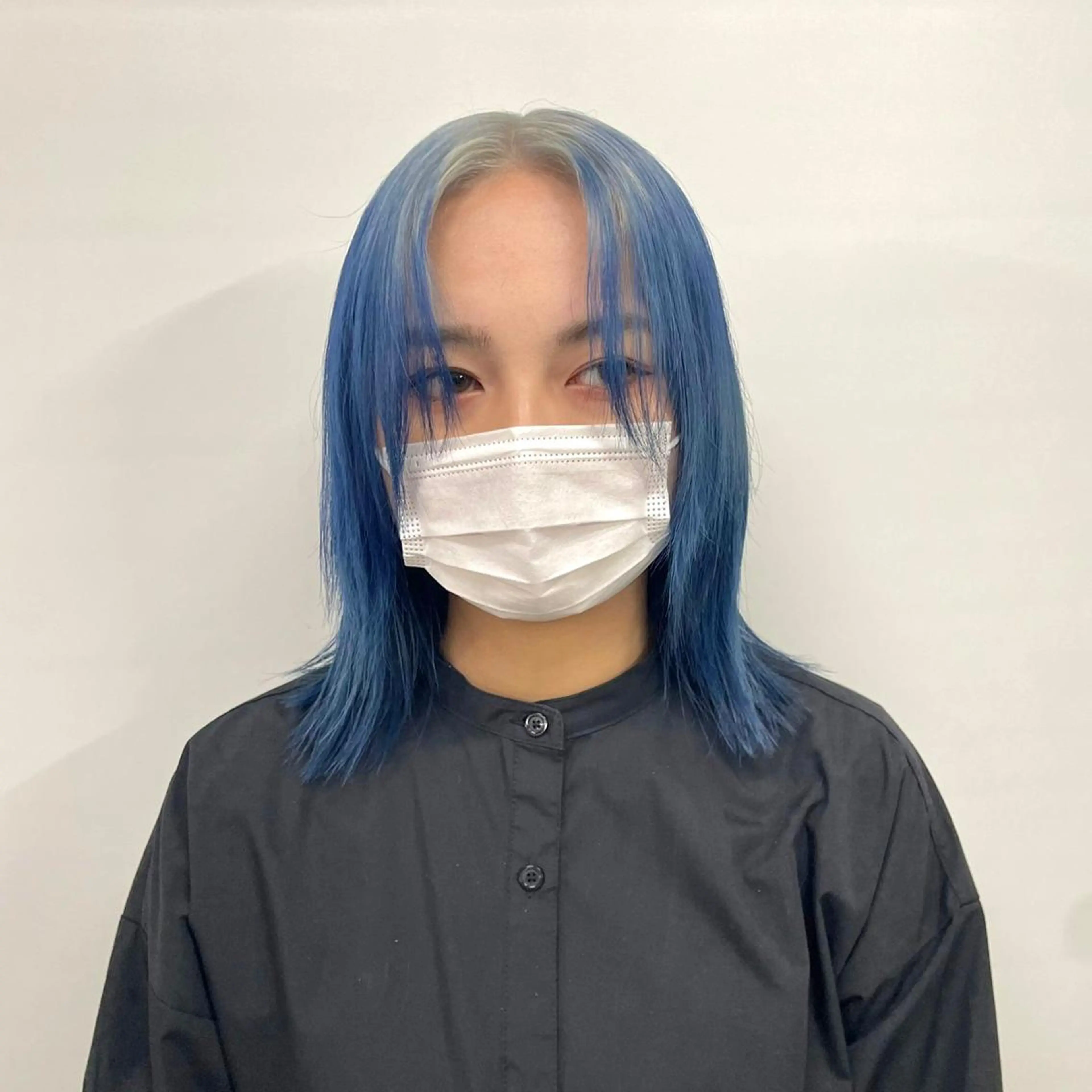 ミディアム カット ヘアカラー トリートメント ウルフレイヤー エクステ/kokiのヘアスタイル